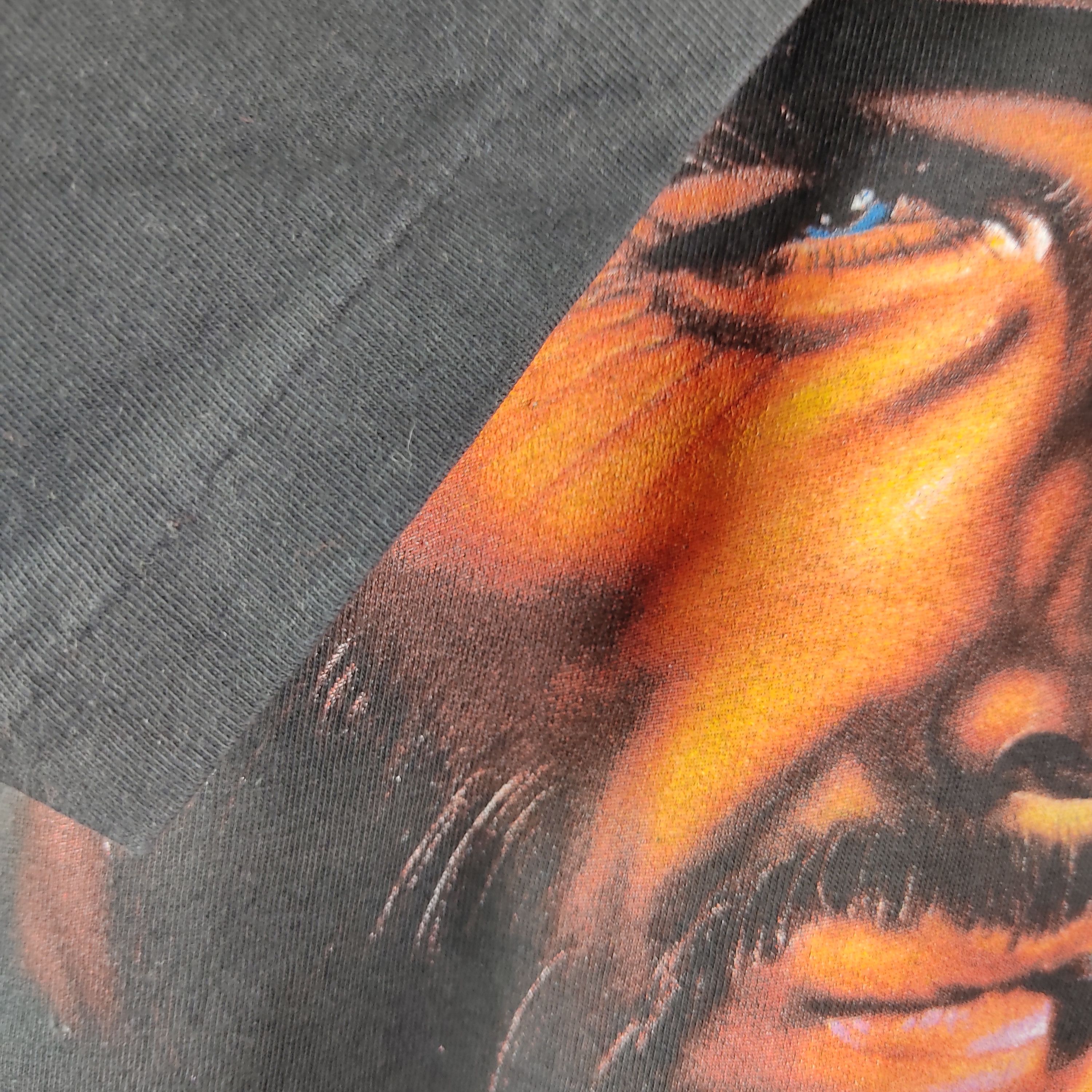 Anime × Vintage 90's Clint Eastwood Weed Tee Size US L / EU 52-54 / 3 - 3 Thumbnail