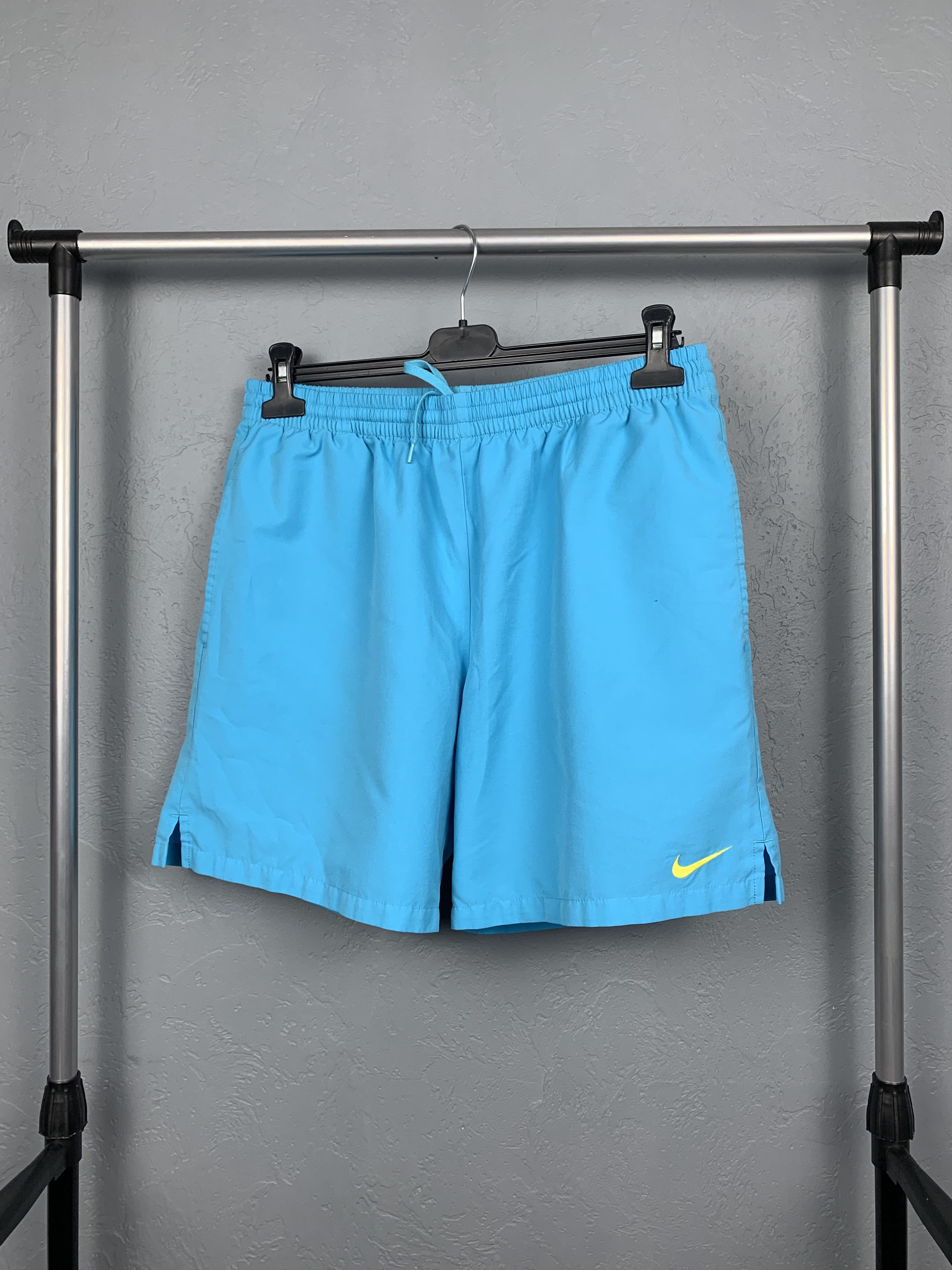 Nike × Vintage Nike Vintage Mens Nylon Shorts Big Logo Y2K Size US 34 / EU 50 - 4 Thumbnail