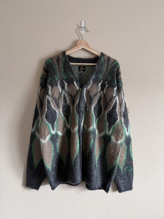 Needles Hidden NY Needles Psychedelic Mohair Cardigan | Grailed