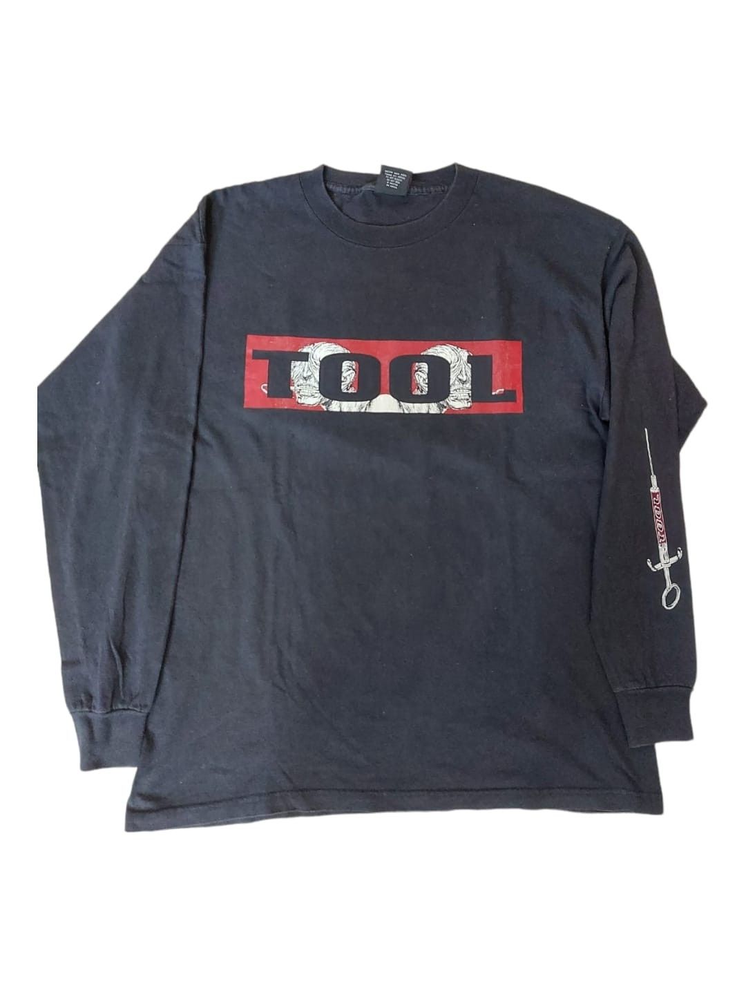 image of Band Tees x Vintage Tool Medicine 1994 Longsleeve Shirt Giant in Black, Men's (Size XL)