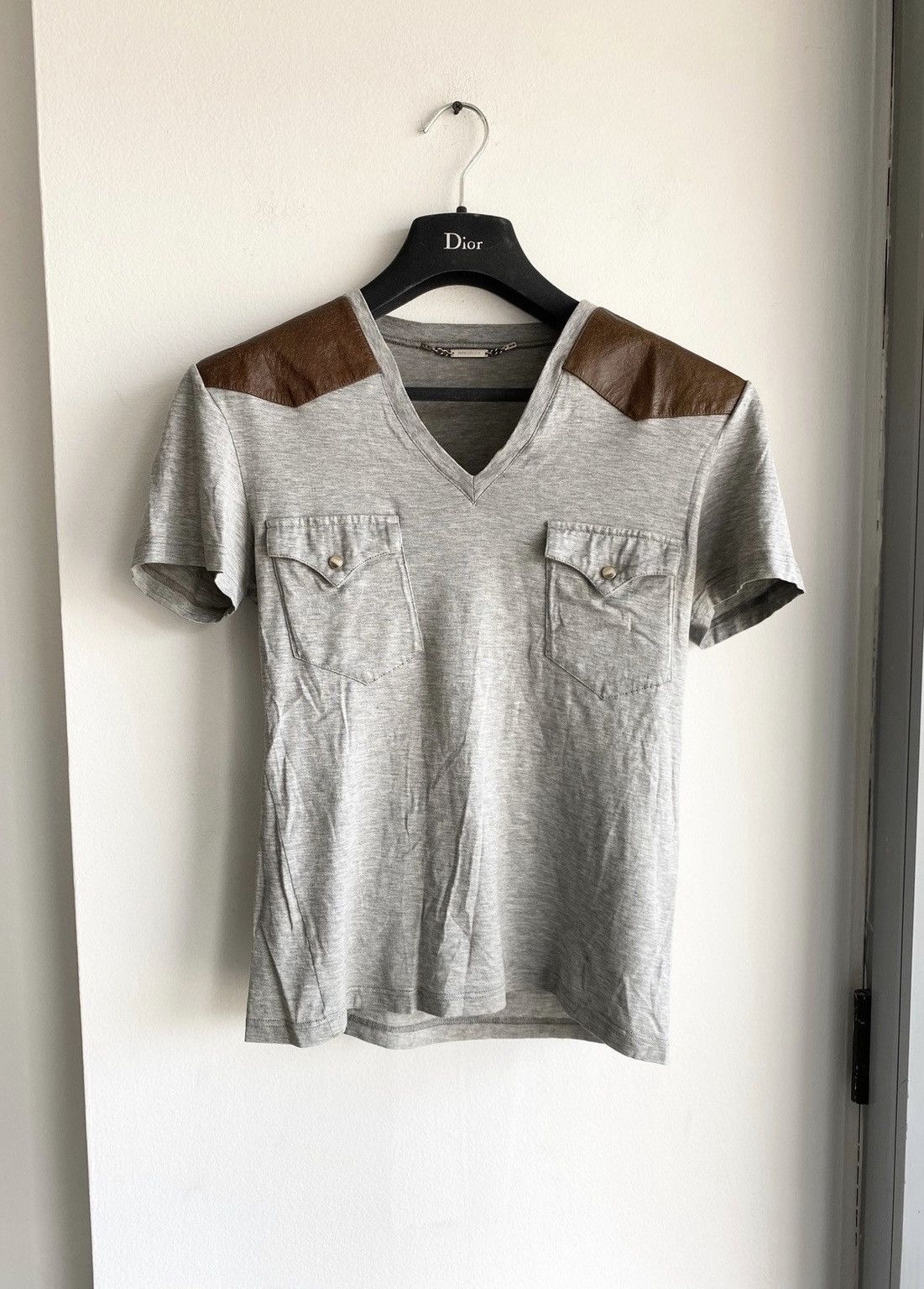 Dior Dior Homme Spring 2008 Perforated Raglan Short-Sleeve Shirt