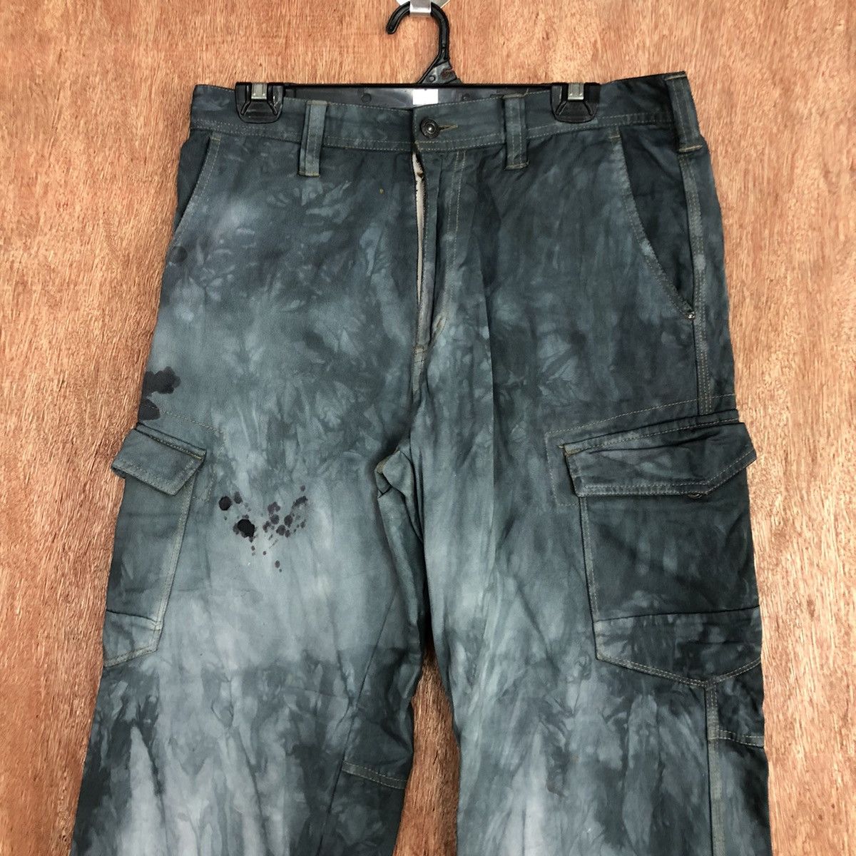 Faded Glory DL Evenriver faded thrased Multipocket Cargo Pants #c753 Size US 31 - 2 Thumbnail