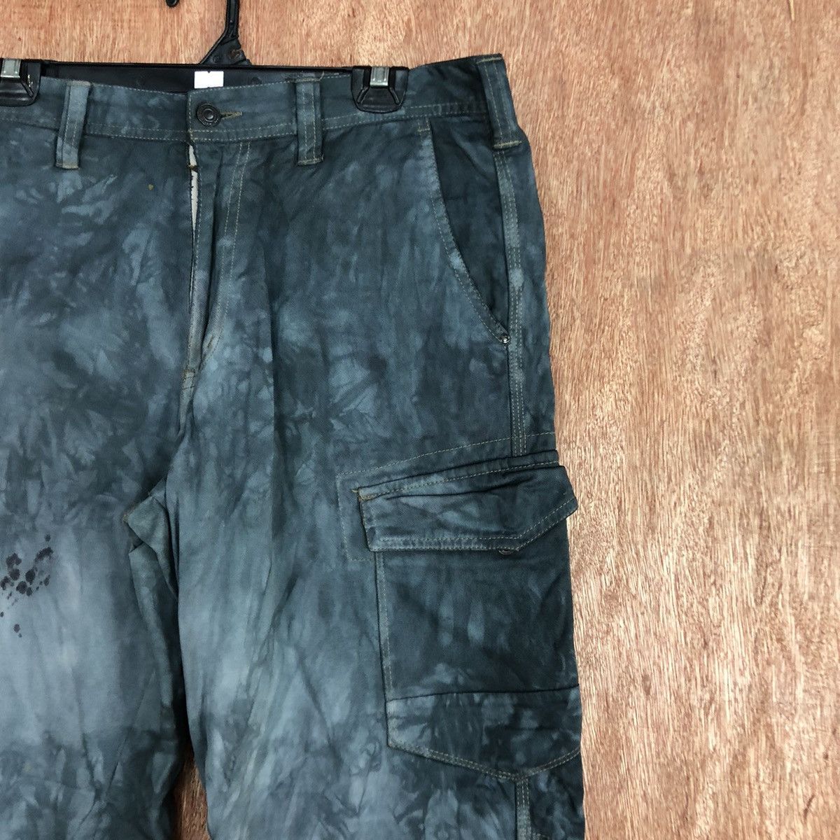 Faded Glory DL Evenriver faded thrased Multipocket Cargo Pants #c753 Size US 31 - 4 Thumbnail