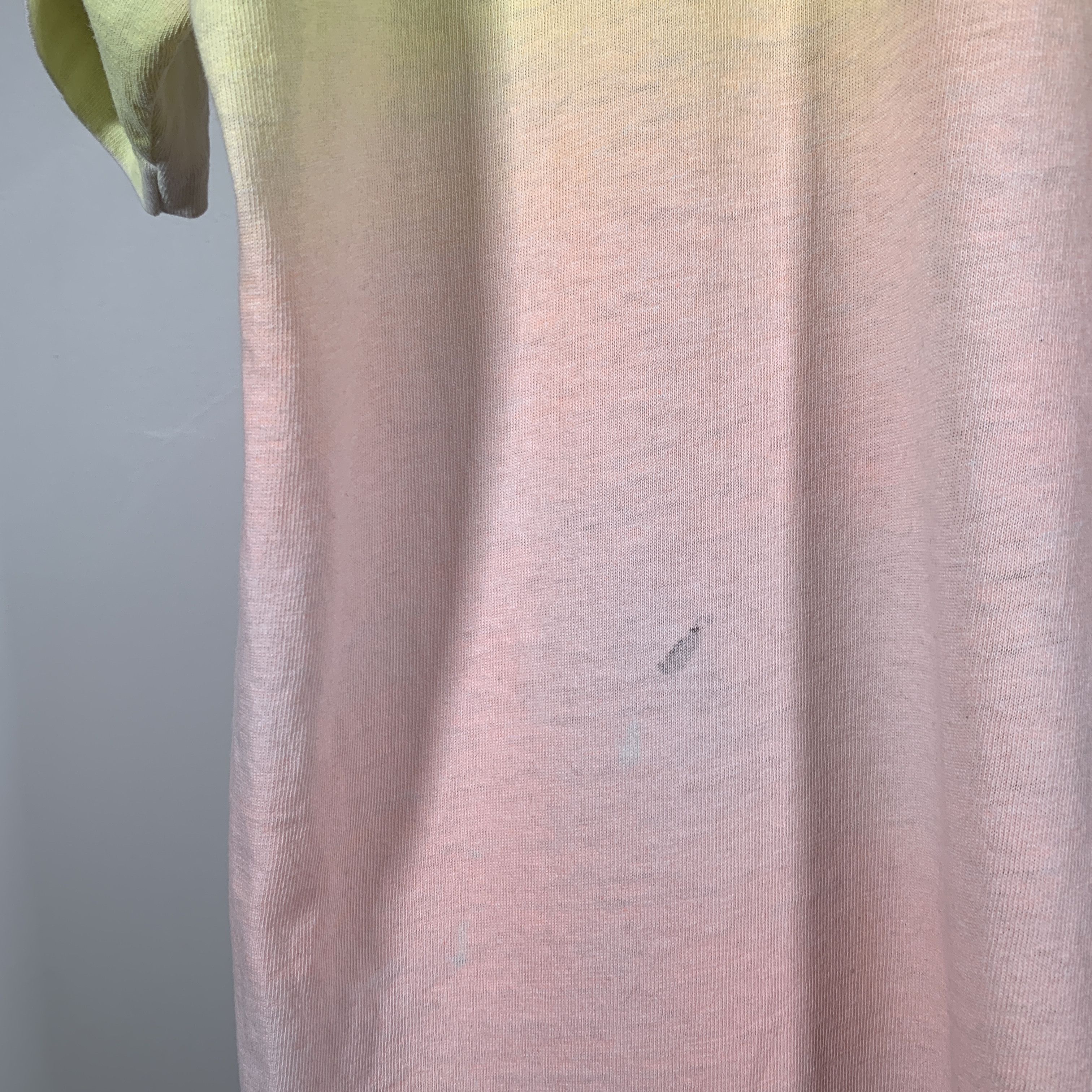 Vintage 90s Chets Headturners Neon Ombre Faded Shirt Travis style Size US M / EU 48-50 / 2 - 7 Thumbnail