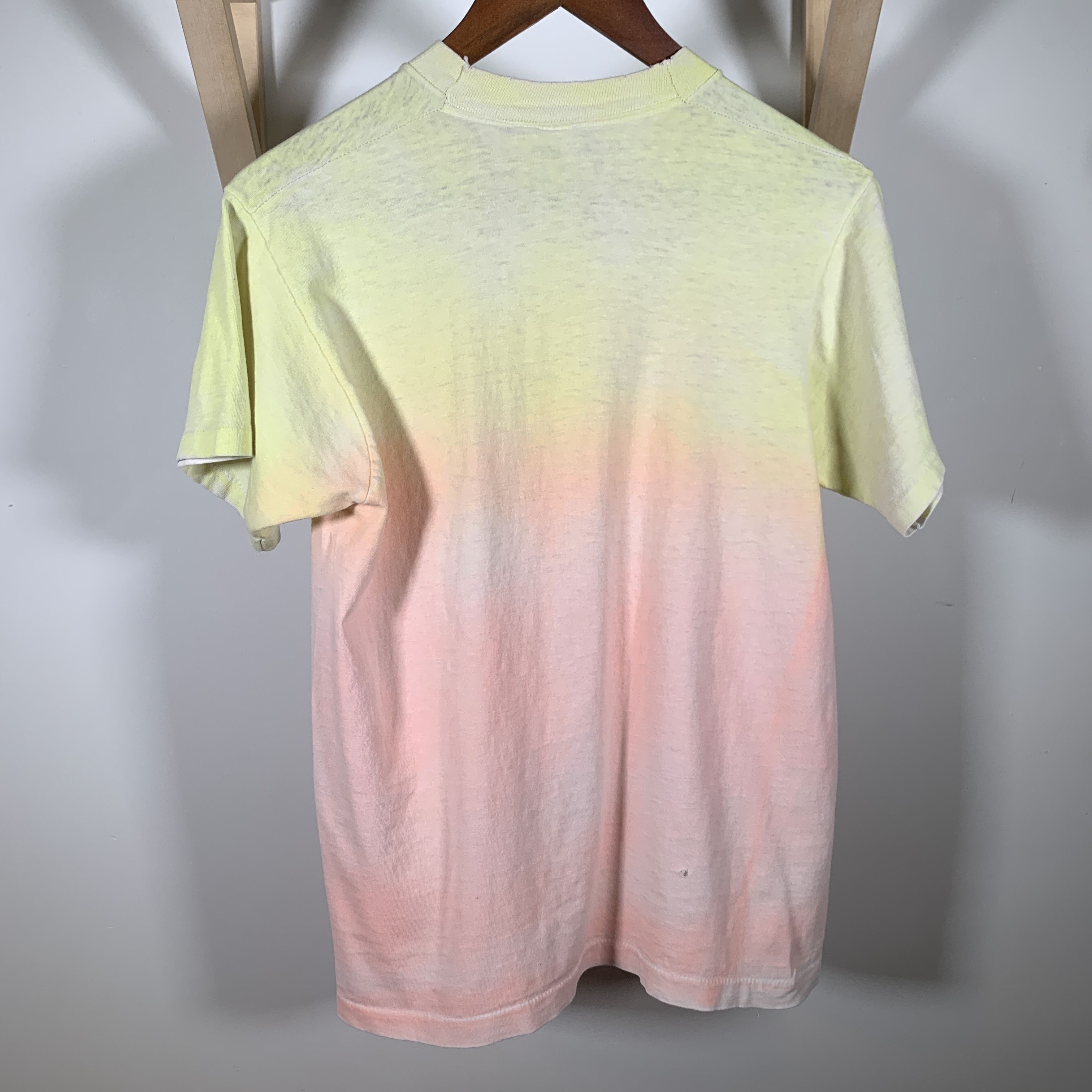 Vintage 90s Chets Headturners Neon Ombre Faded Shirt Travis style Size US M / EU 48-50 / 2 - 3 Thumbnail