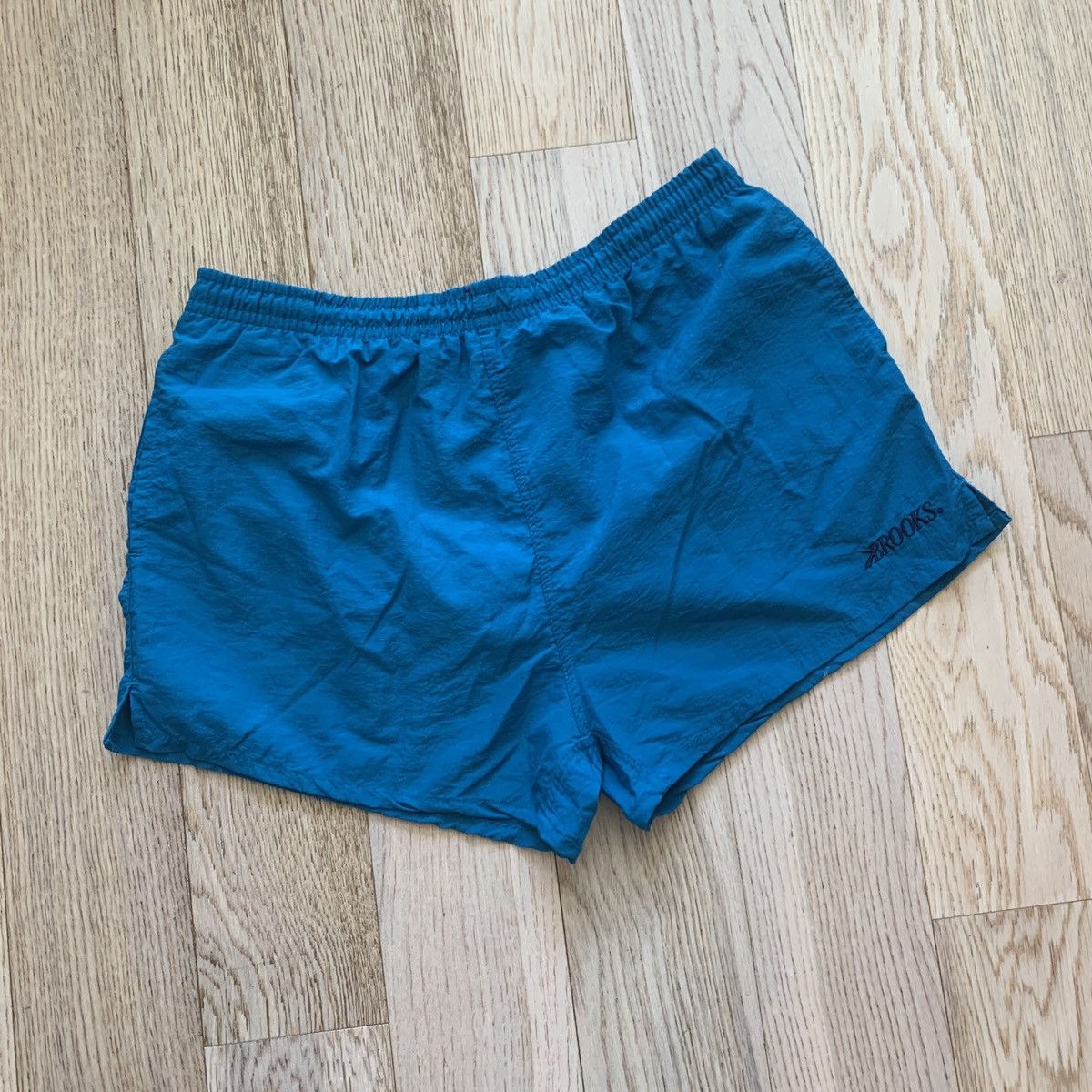 Brooks × Vintage Vintage 90s Brooks Summer Swim Shorts Travis Kanye Style Size US 35 - 1 Thumbnail