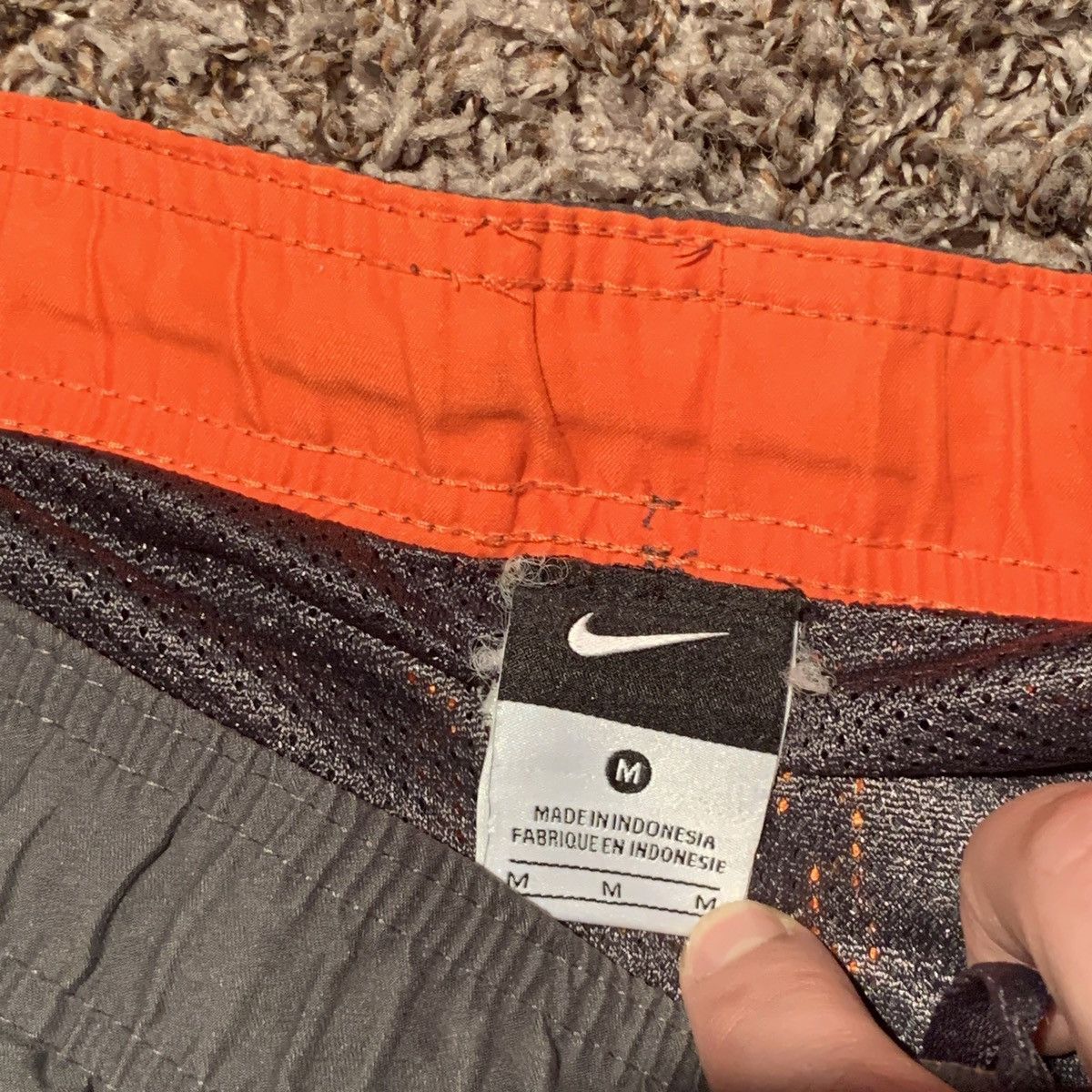 Nike × Vintage VIntage Nike Tech Cargo Swim Wear Shorts Travis Kanye Style Size US 36 / EU 52 - 2 Thumbnail