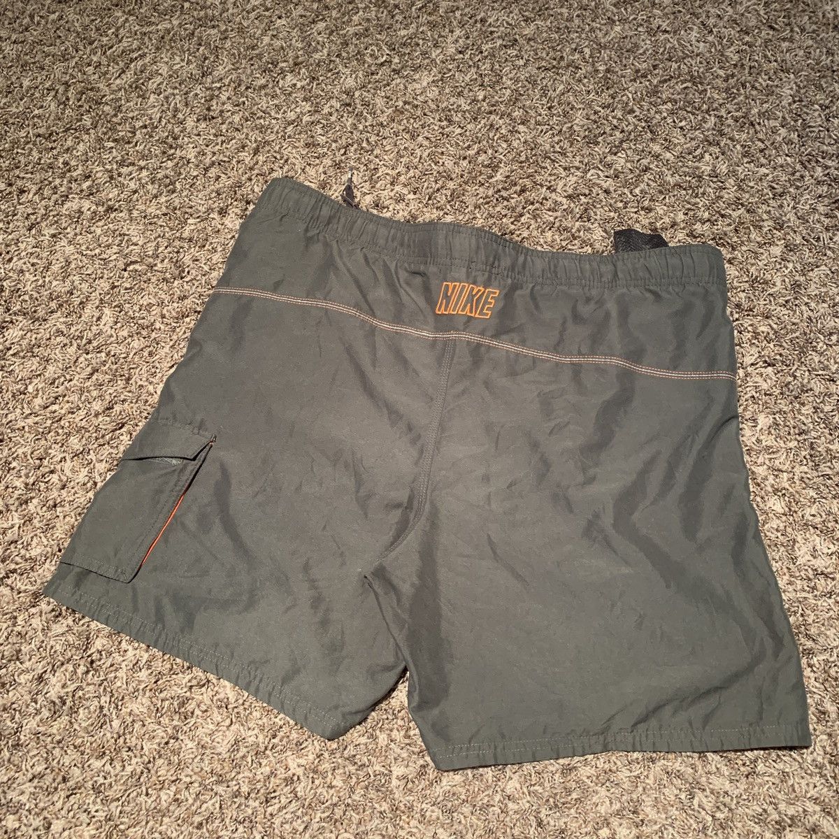 Nike × Vintage VIntage Nike Tech Cargo Swim Wear Shorts Travis Kanye Style Size US 36 / EU 52 - 3 Thumbnail