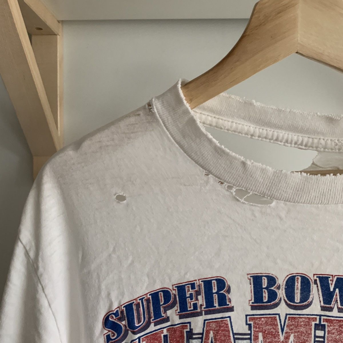 NFL × Starter × Vintage 1994 Distressed Dallas Cowboys Super Bowl XXVIII 28 Shirt Size US L / EU 52-54 / 3 - 5 Thumbnail