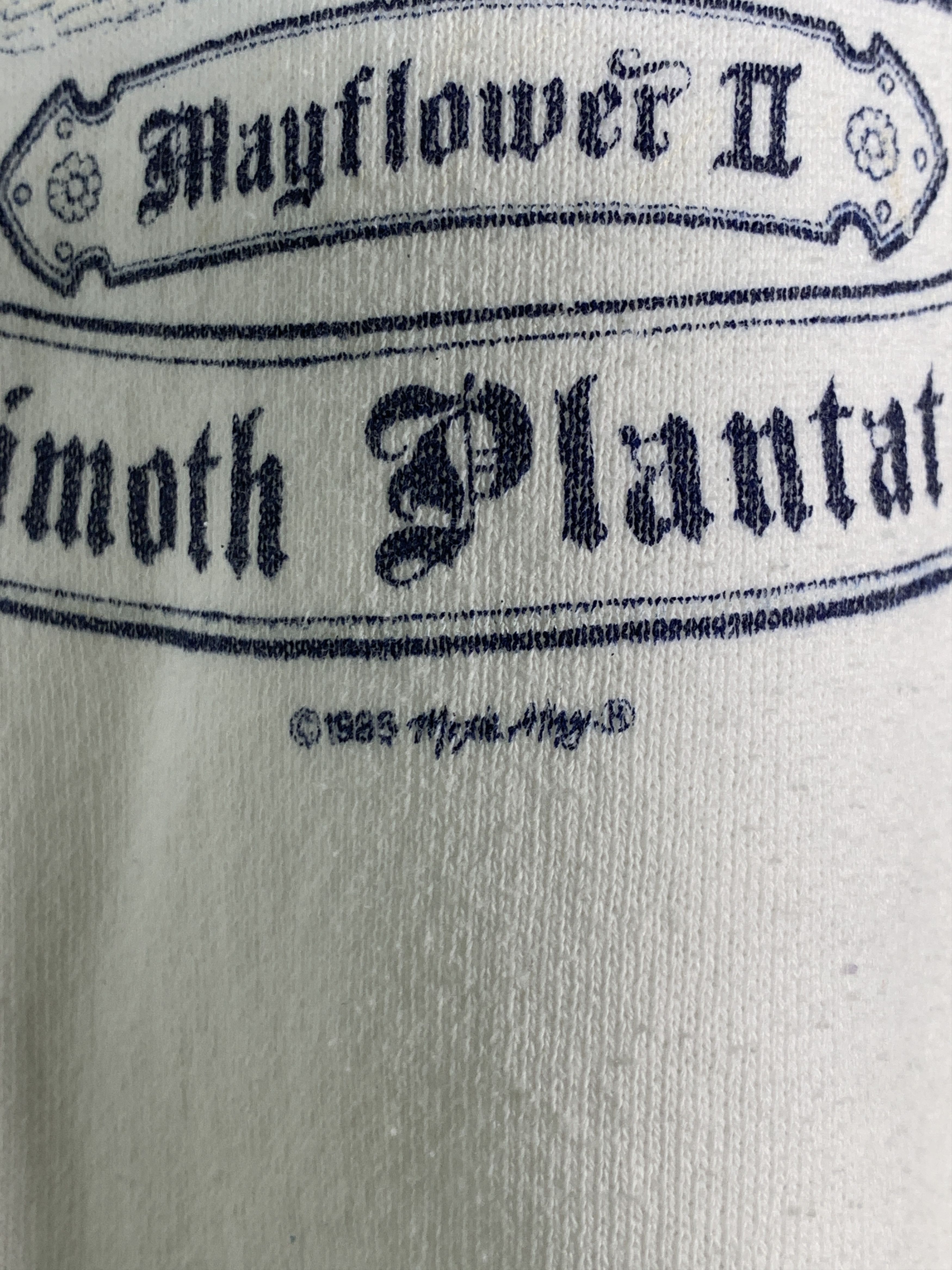 Vintage 1985 Mayflower Plimouth Plantation Crew Sweatshirt USA FOTL Size US S / EU 44-46 / 1 - 5 Thumbnail