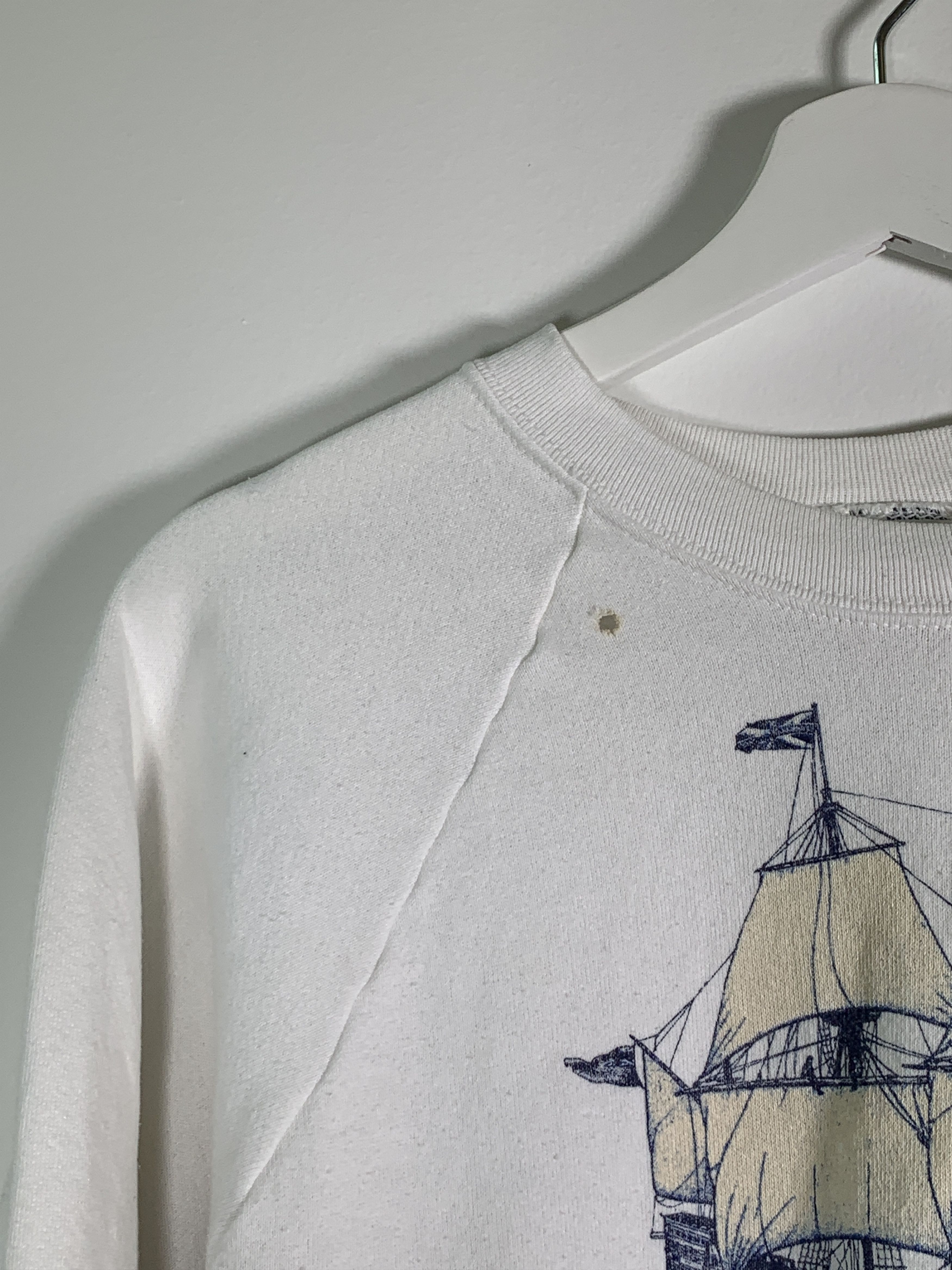 Vintage 1985 Mayflower Plimouth Plantation Crew Sweatshirt USA FOTL Size US S / EU 44-46 / 1 - 7 Thumbnail