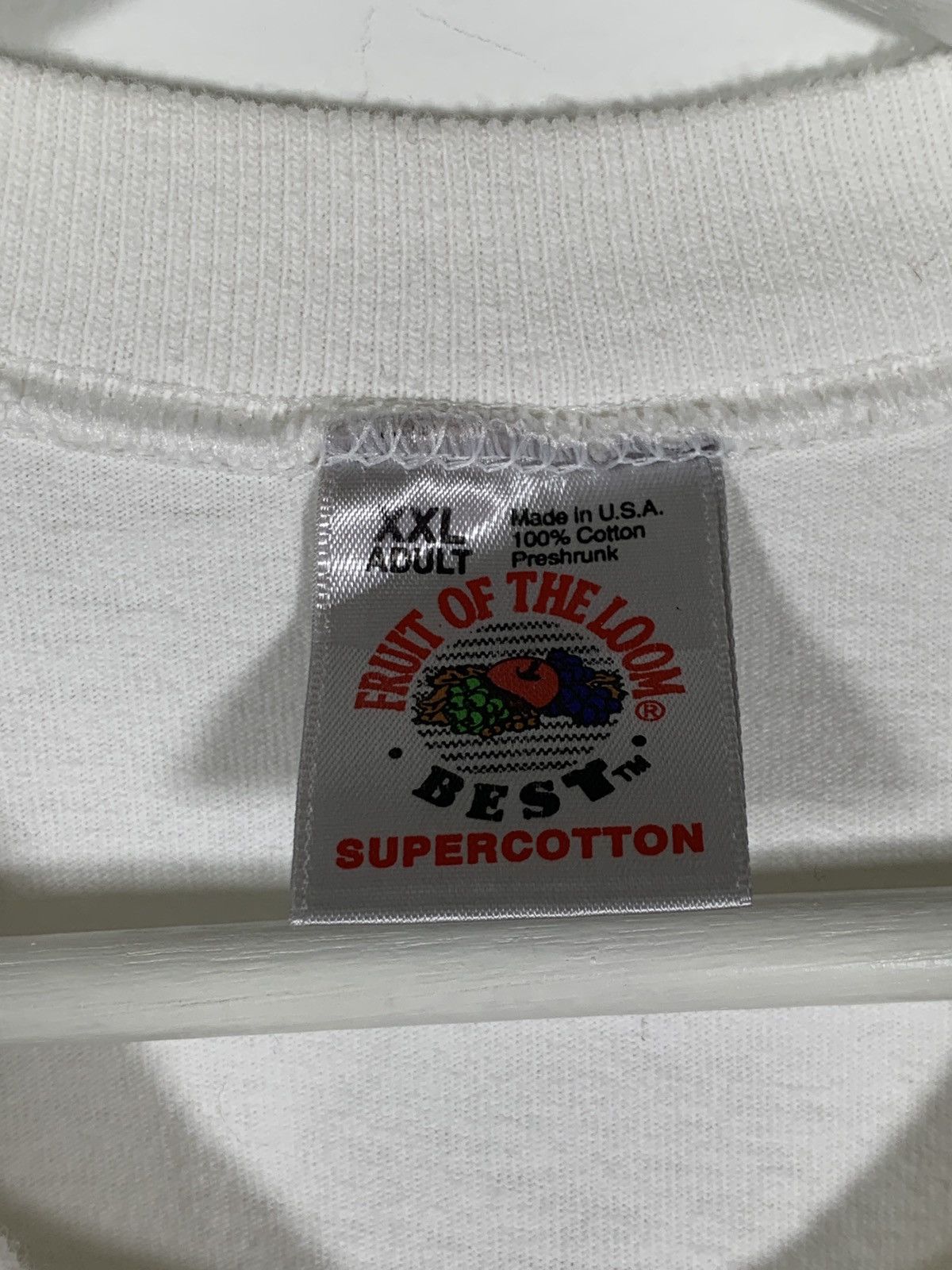 Fruit Of The Loom Vintage FOTL 80s 90s Move Health Mania Shirt Fitness 1990s Size US XXL / EU 58 / 5 - 3 Thumbnail