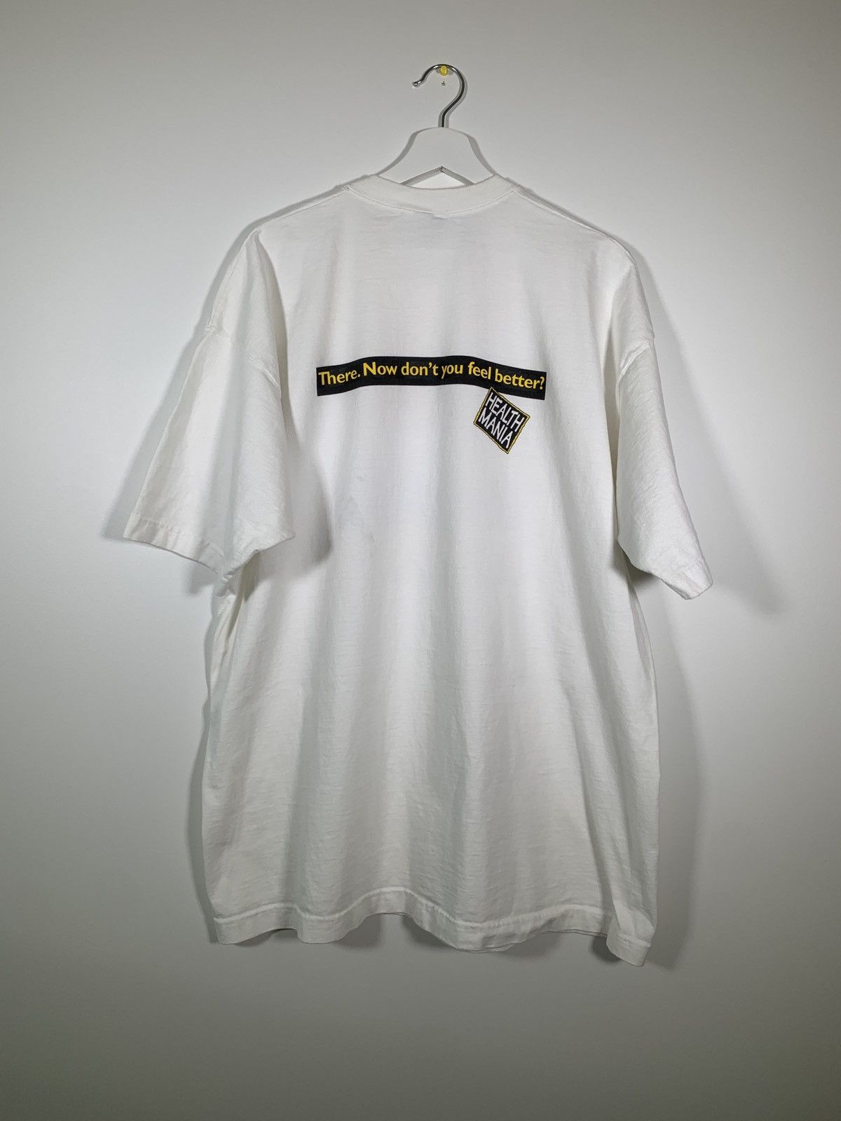 Fruit Of The Loom Vintage FOTL 80s 90s Move Health Mania Shirt Fitness 1990s Size US XXL / EU 58 / 5 - 5 Thumbnail