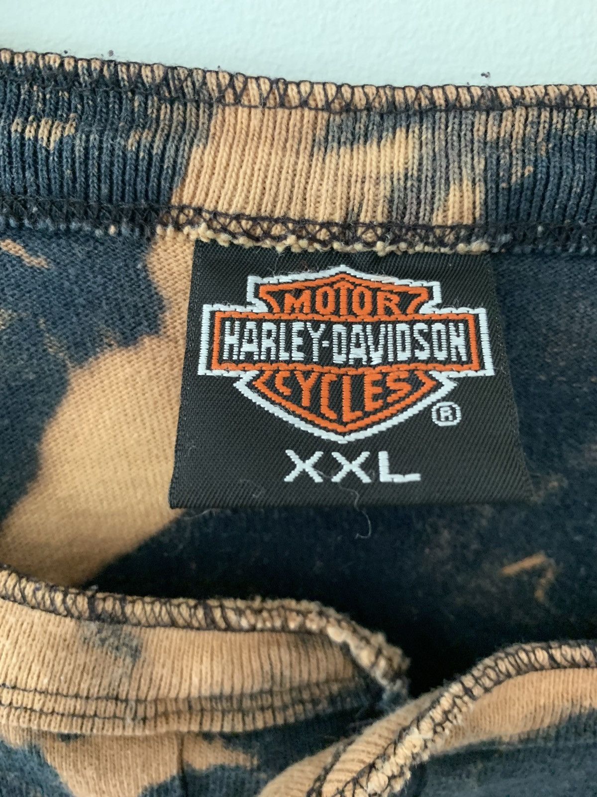 Harley Davidson × Vintage 90s Harley Davidson Custom USA Made Pckt shirt Travis Style Size US XXL / EU 58 / 5 - 7 Thumbnail