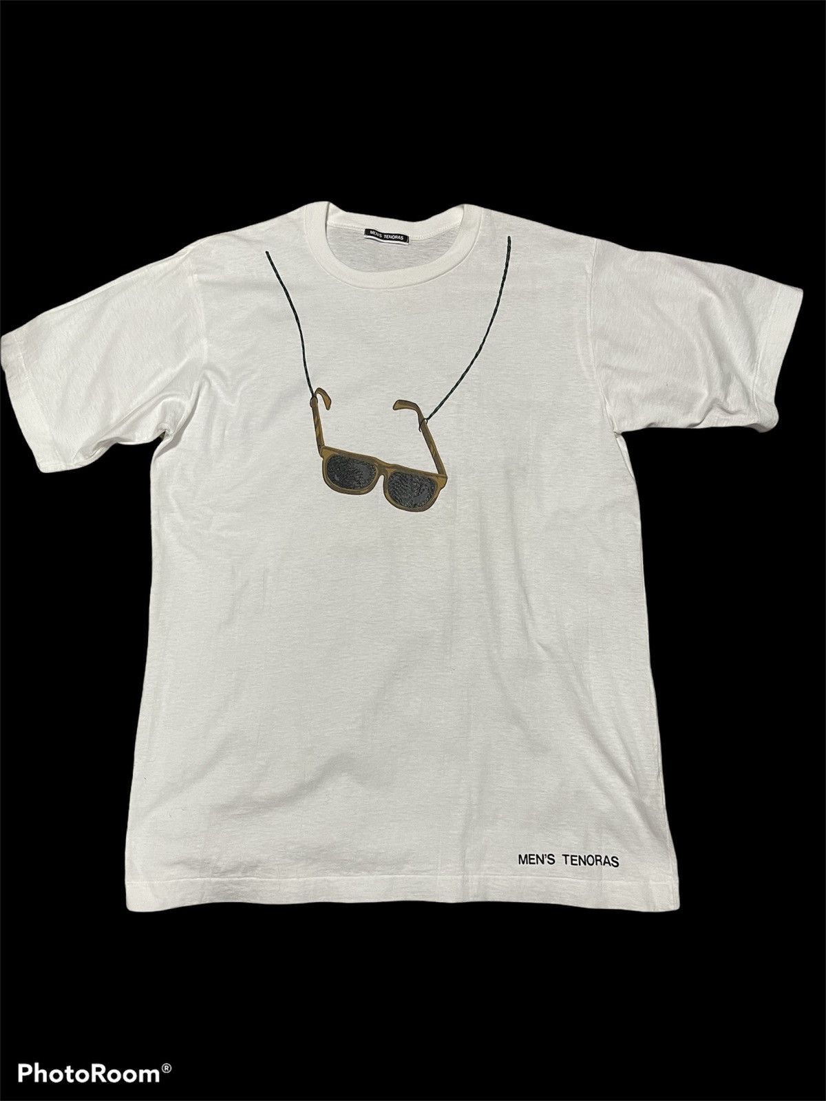 image of Vintage Men's Tenoras Tee Shirt Japan in White (Size Medium)