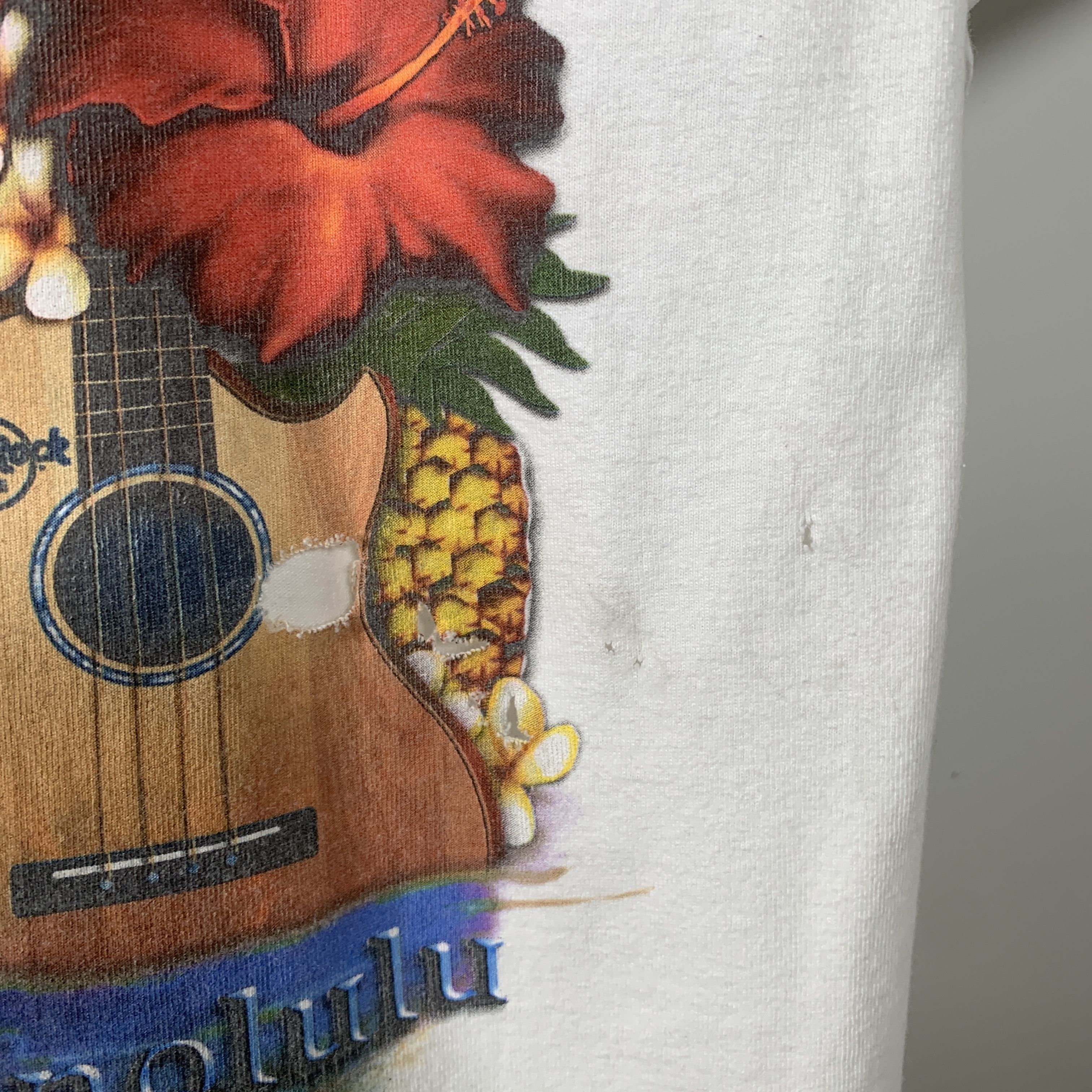 Hard Rock Cafe × Vintage Vintage 90s Hard Rock Cafe Honolulu Kanye Travis Style Size US S / EU 44-46 / 1 - 9 Thumbnail