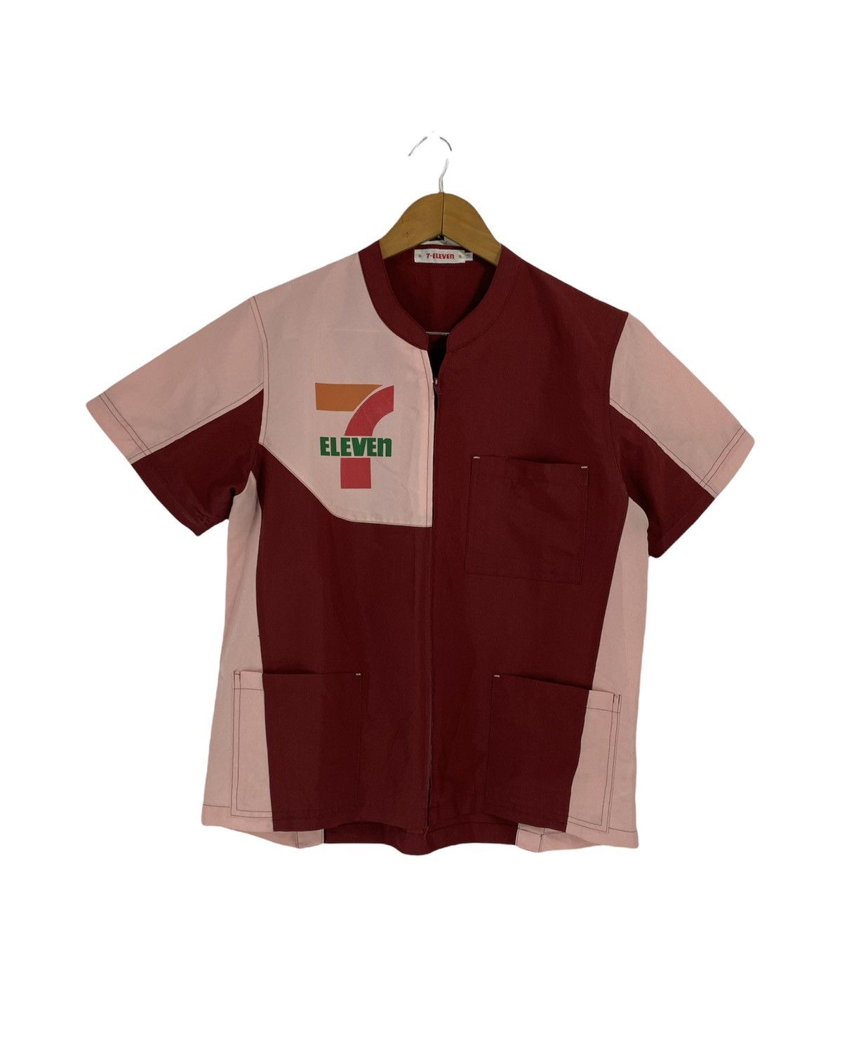 vintage-vintage-7-eleven-worker-uniform-pink-color-grailed