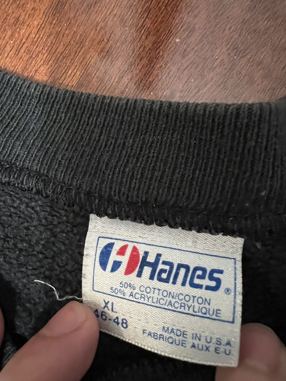 Hanes × Hard Rock Cafe × Vintage Vintage 80s Hard Rock Cafe San Francisco Sweater Black Size US XL / EU 56 / 4 - 3 Thumbnail