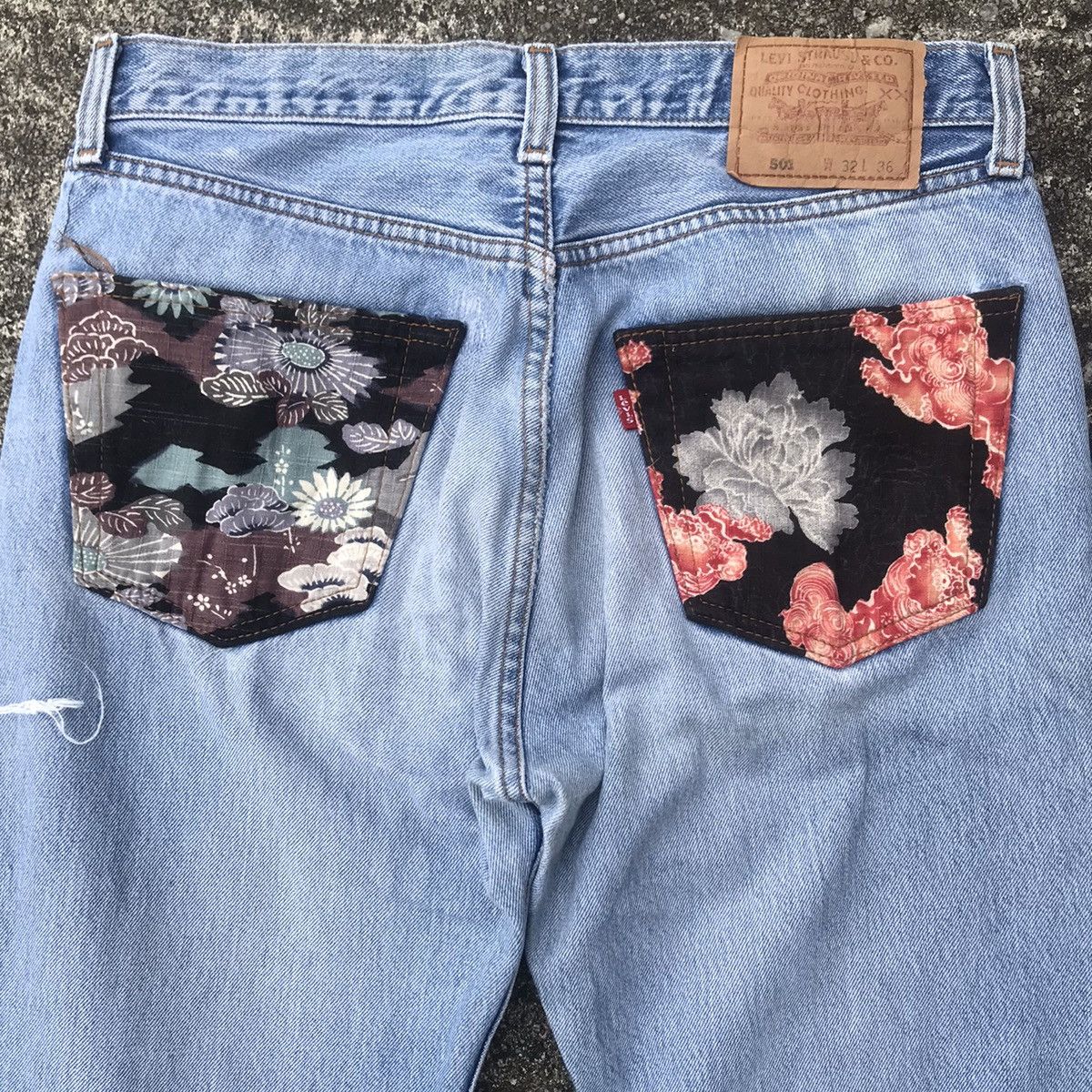 Levi's 90s Levis 501 Distressed Denim Jeans Sakura Size US 32 / EU 48 - 12 Thumbnail
