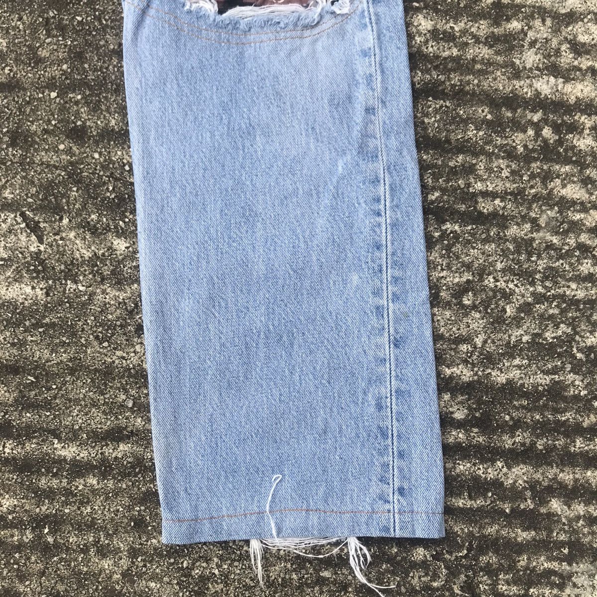 Levi's 90s Levis 501 Distressed Denim Jeans Sakura Size US 32 / EU 48 - 11 Thumbnail