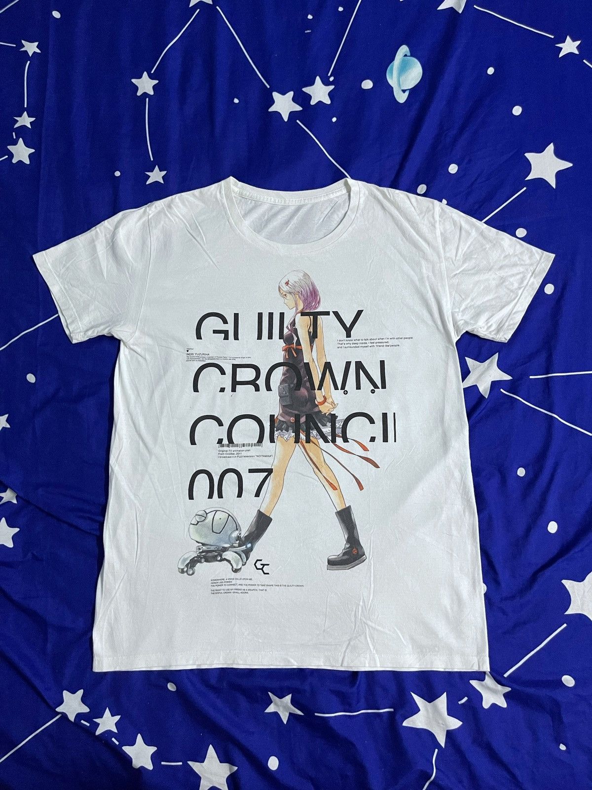 Japanese Brand × Vintage Vintage Anime T shirt Guilty Crown L Cyber Punk Akira Eva OG Size US L / EU 52-54 / 3 - 1 Thumbnail