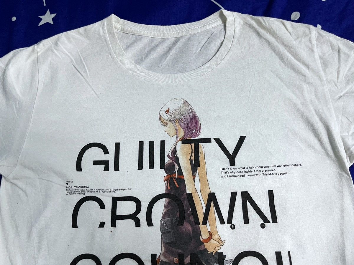 Japanese Brand × Vintage Vintage Anime T shirt Guilty Crown L Cyber Punk Akira Eva OG Size US L / EU 52-54 / 3 - 3 Thumbnail