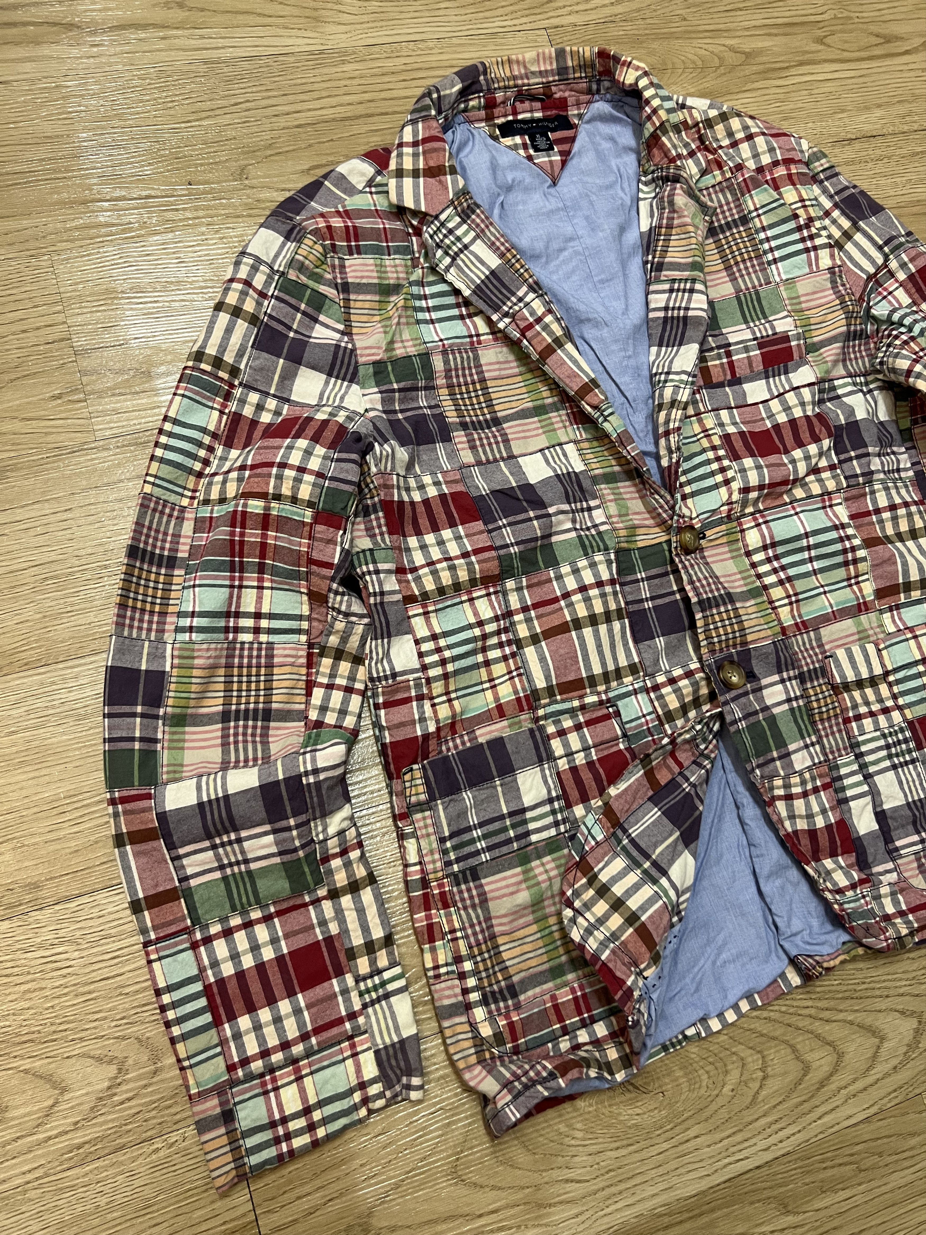 Tommy Hilfiger Tommy Hilfiger Patchwork Jacket Size US XL / EU 56 / 4 - 4 Thumbnail