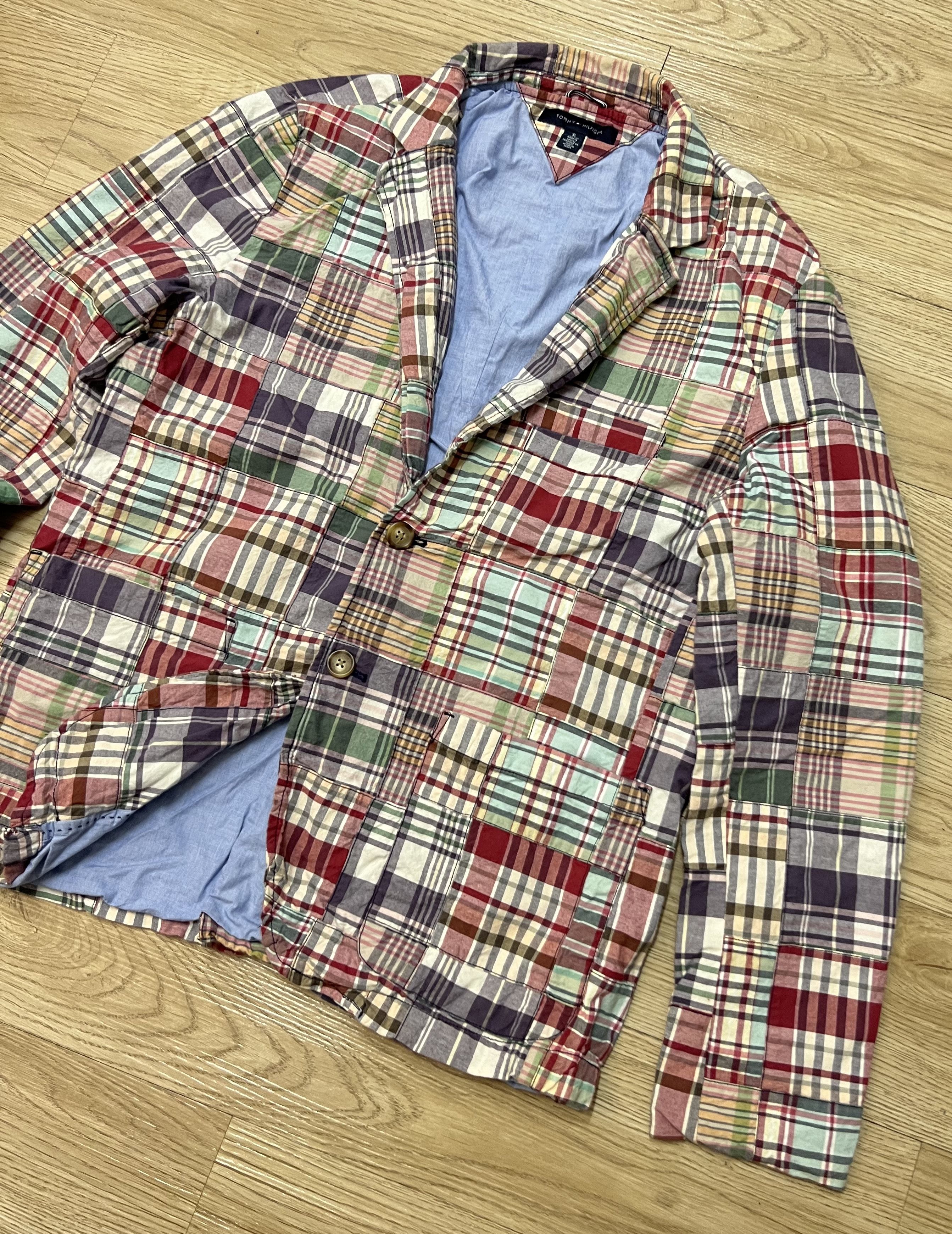 Tommy Hilfiger Tommy Hilfiger Patchwork Jacket Size US XL / EU 56 / 4 - 2 Thumbnail