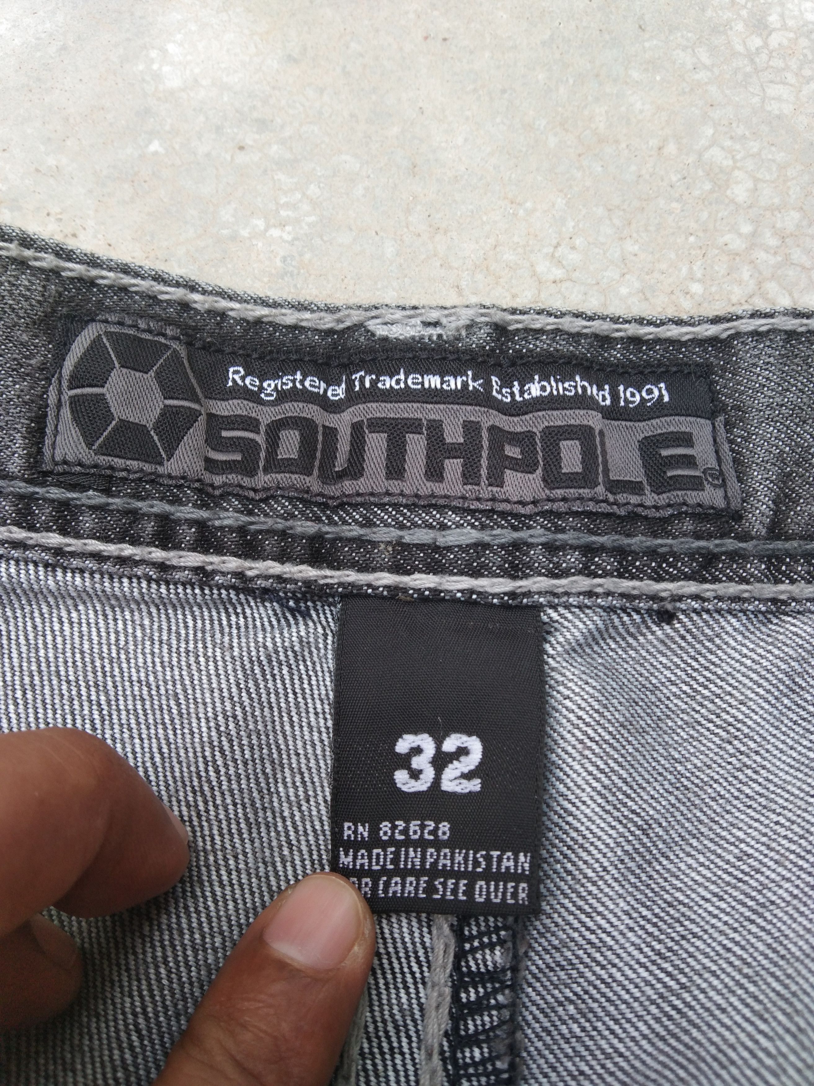 JNCO × Jean × Southpole Vintage Southpole Jnco Style Baggy Jeans 30x30 Size US 30 / EU 46 - 7 Thumbnail