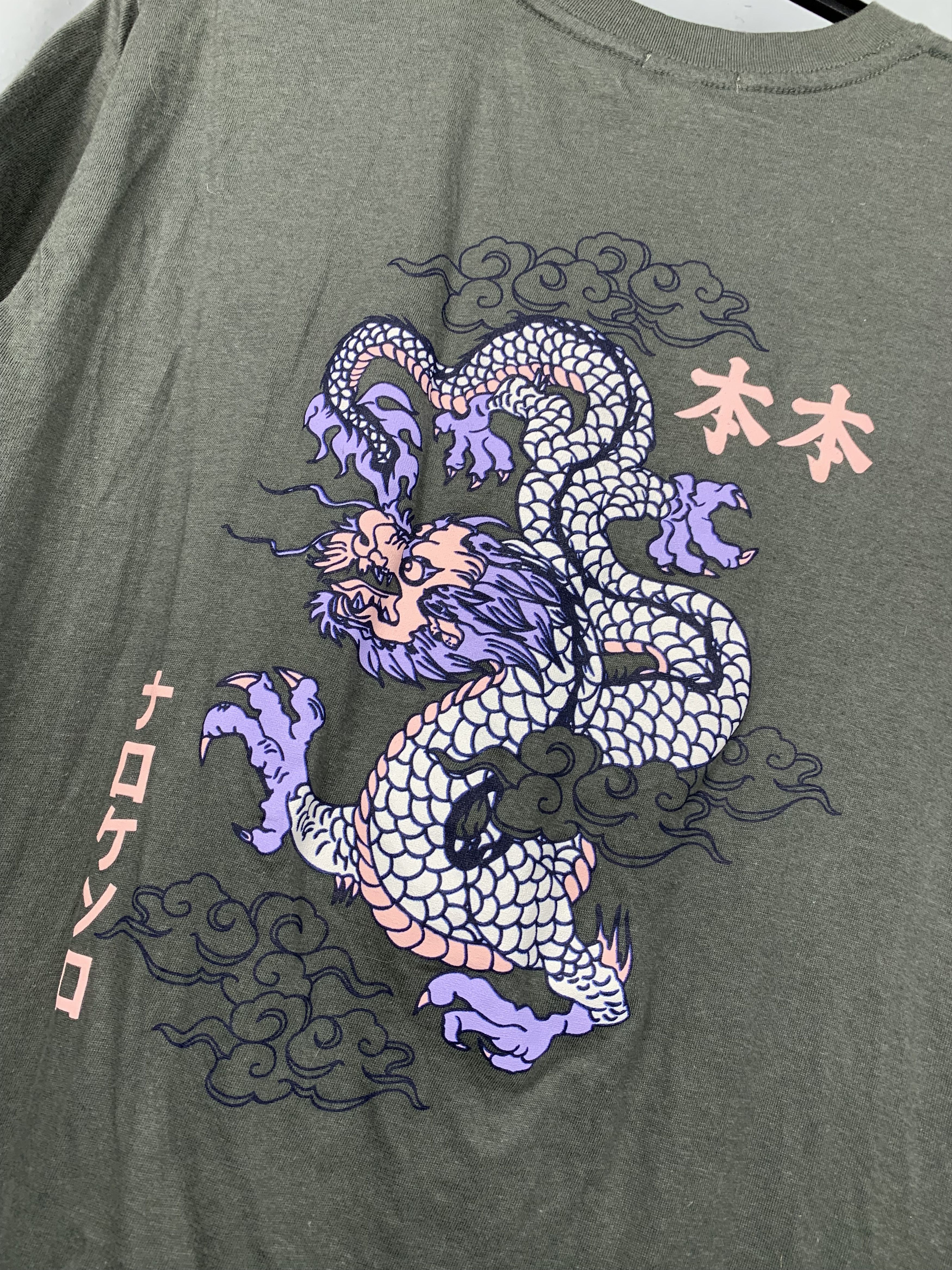 Japanese Brand Japanese Style Dragon Print Mens T-Shirt Tee Size US M / EU 48-50 / 2 - 2 Thumbnail