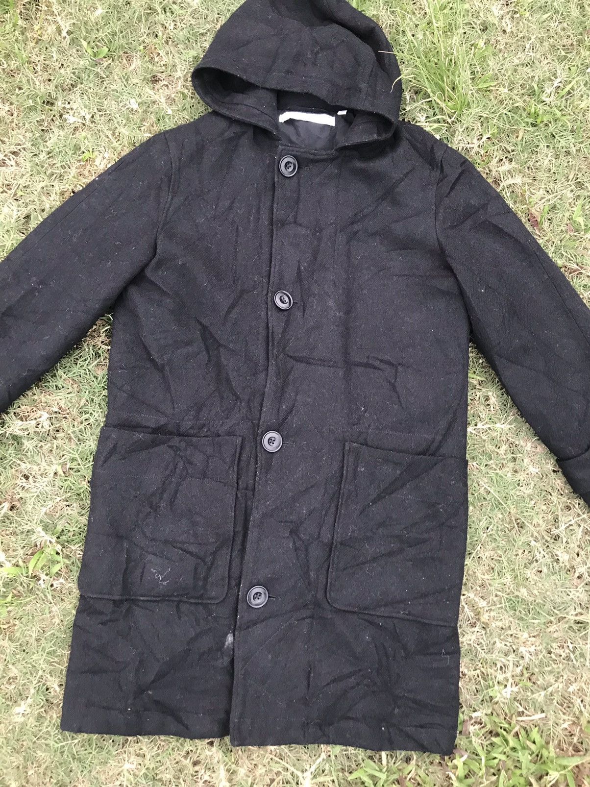 Lemaire × Uniqlo Uniqlo and lemaire hoodie wool long jacket Size US S / EU 44-46 / 1 - 5 Thumbnail