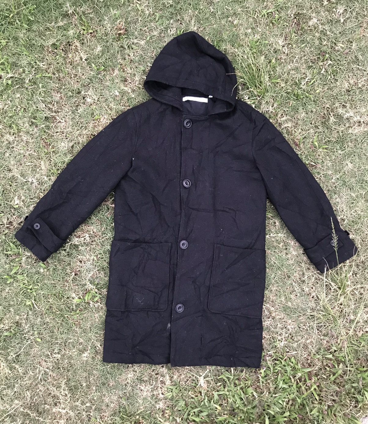 Lemaire × Uniqlo Uniqlo and lemaire hoodie wool long jacket Size US S / EU 44-46 / 1 - 1 Thumbnail