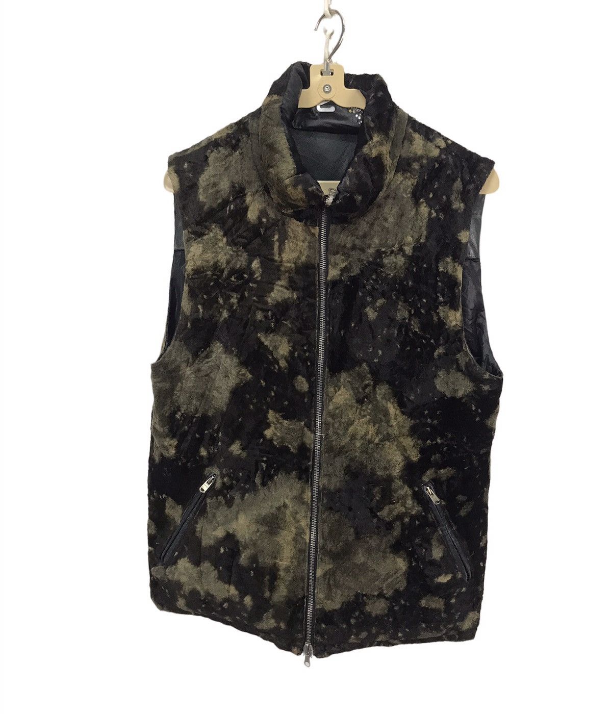 Unbrand riri zipper reversible vest jacket