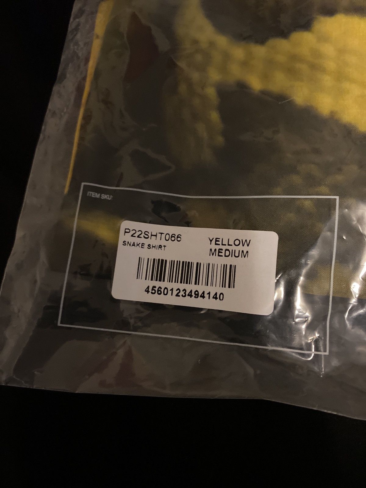 Palace Palace Snake Shirt Yellow Medium Size US M / EU 48-50 / 2 - 8 Thumbnail