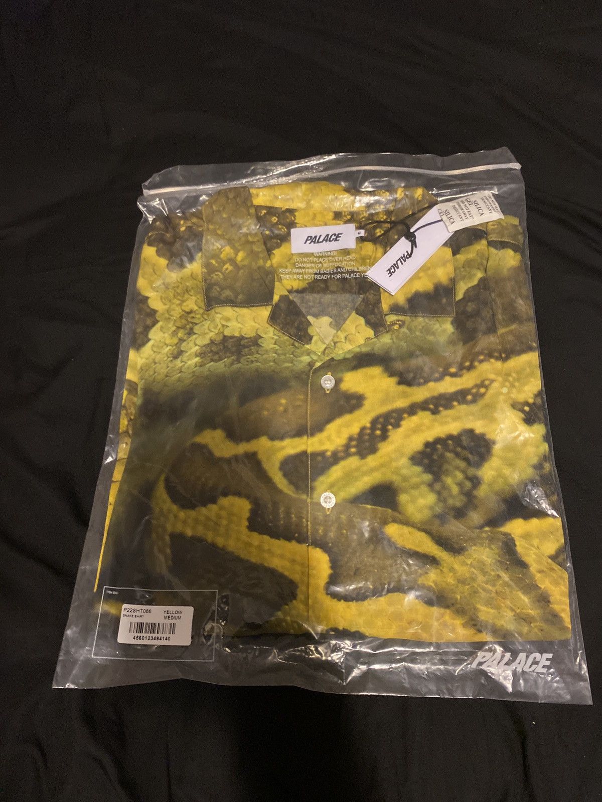 Palace Palace Snake Shirt Yellow Medium Size US M / EU 48-50 / 2 - 6 Thumbnail