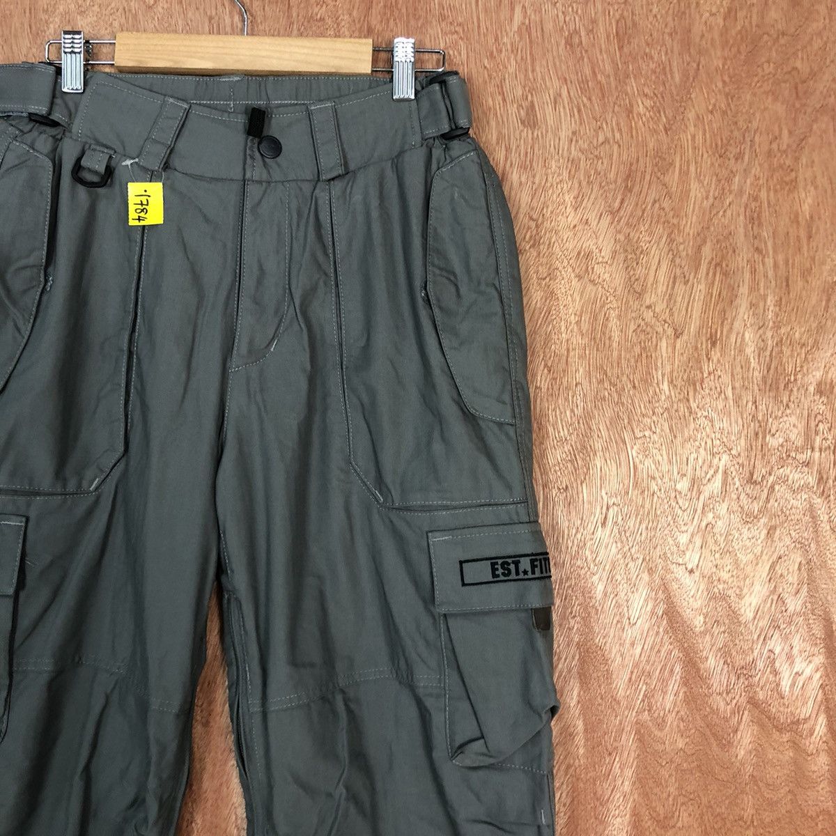 Japanese Brand Estivo Grey Multipocket snowboard sportwear Pants #1784 Size US 28 / EU 44 - 4 Thumbnail