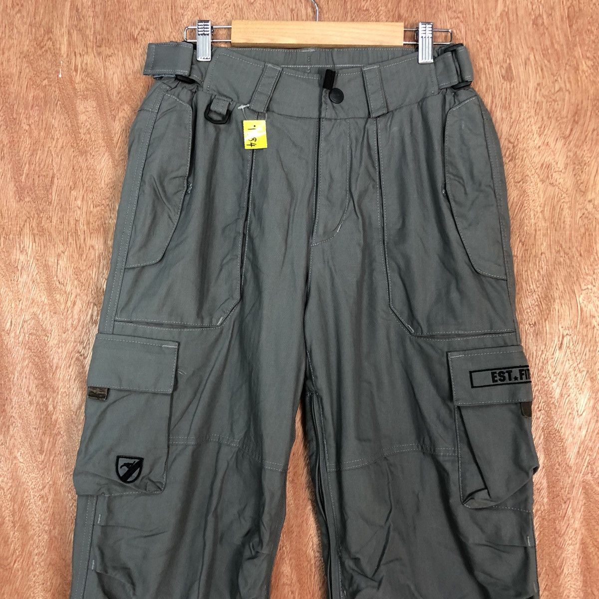 Japanese Brand Estivo Grey Multipocket snowboard sportwear Pants #1784 Size US 28 / EU 44 - 2 Thumbnail