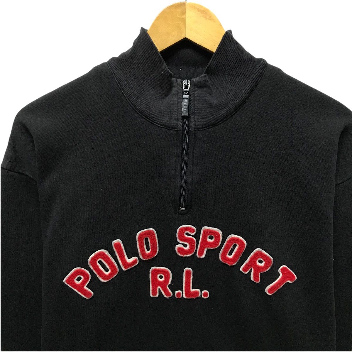 Polo Ralph Lauren × Ralph Lauren × Vintage Vintage Polo Sport R.L Sweatshirt HalfZip Size US L / EU 52-54 / 3 - 3 Thumbnail