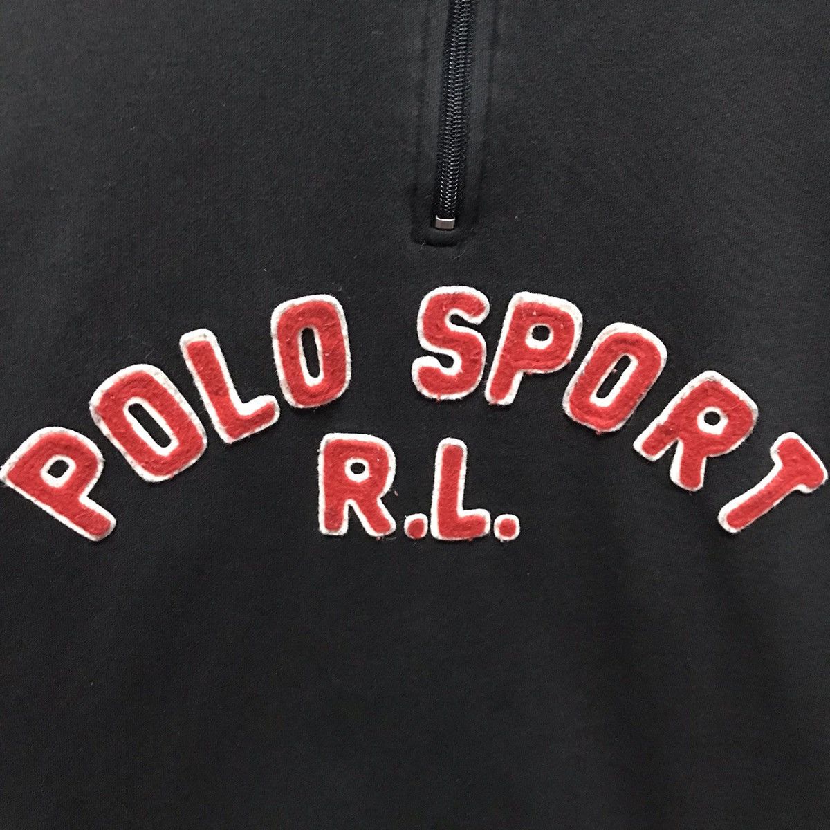 Polo Ralph Lauren × Ralph Lauren × Vintage Vintage Polo Sport R.L Sweatshirt HalfZip Size US L / EU 52-54 / 3 - 4 Thumbnail