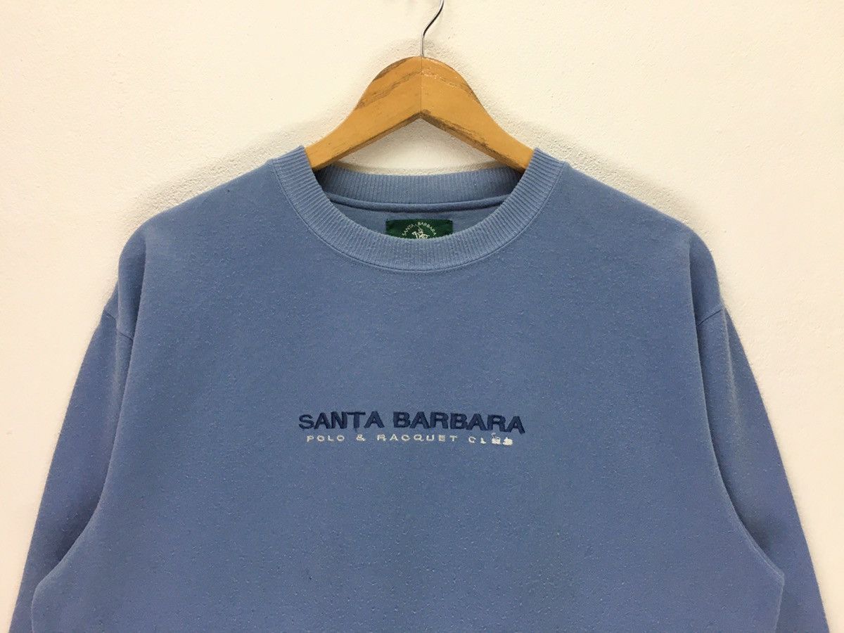 Designer × Vintage Santa Barbara Polo Racques Big Logo Sweatshirt Size US M / EU 48-50 / 2 - 2 Thumbnail