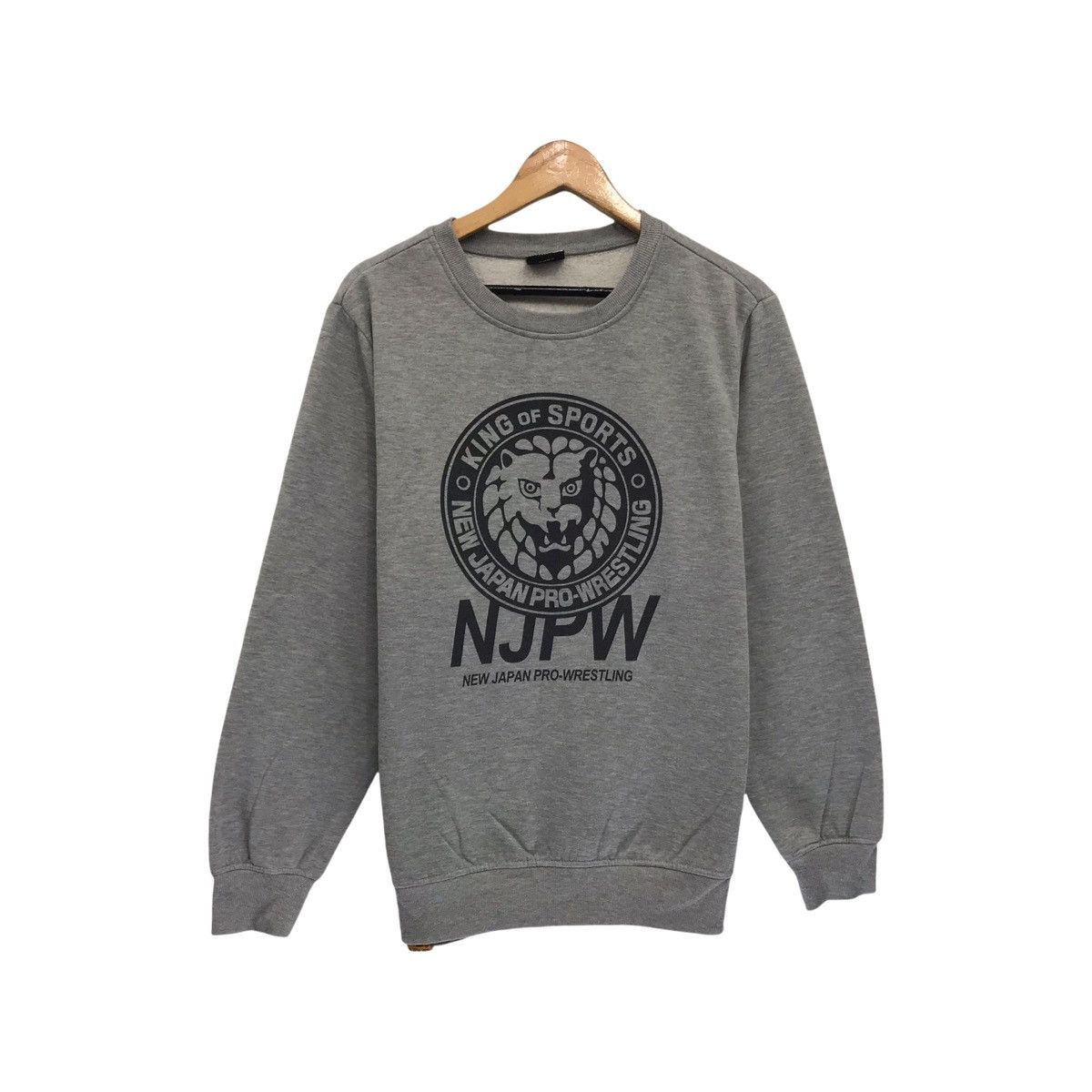 Japanese Brand × Sports Specialties × Vintage Vintage King Of Sports New Japan Pro-Wrestling Sweatshirt Size US M / EU 48-50 / 2 - 1 Thumbnail