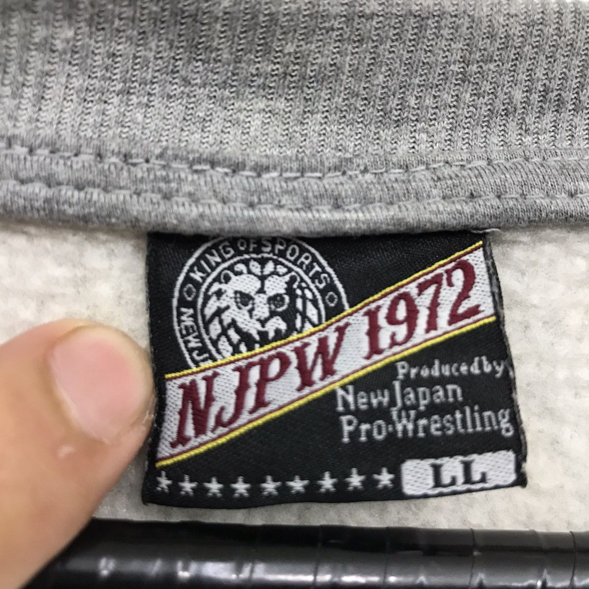 Japanese Brand × Sports Specialties × Vintage Vintage King Of Sports New Japan Pro-Wrestling Sweatshirt Size US M / EU 48-50 / 2 - 6 Thumbnail