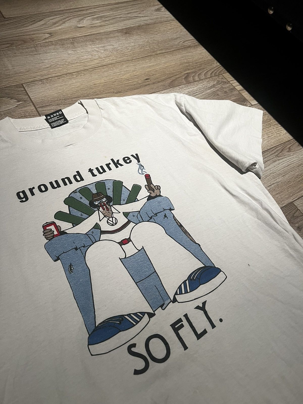 Vintage Vintage Ground Turkey Tee 80s Size US XL / EU 56 / 4 - 2 Thumbnail