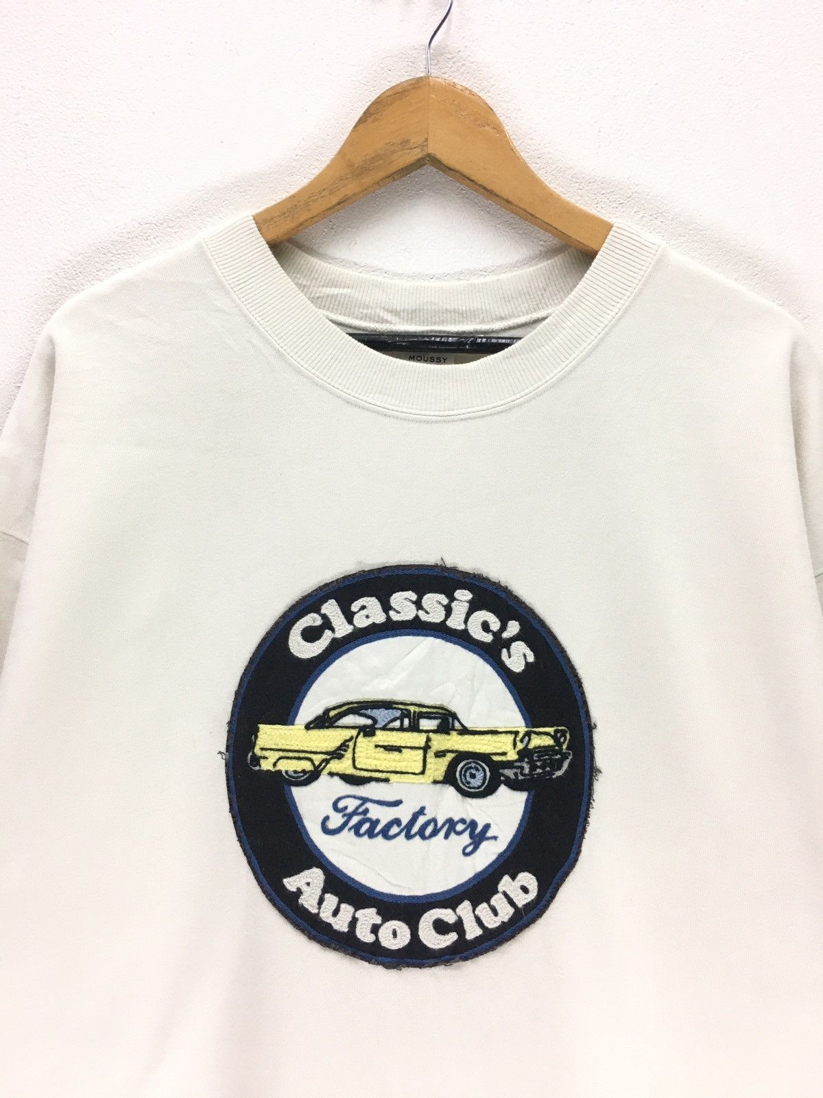 Japanese Brand × Vintage Moussy Classic Auto Club Factory Sweatshirt Size US L / EU 52-54 / 3 - 2 Thumbnail