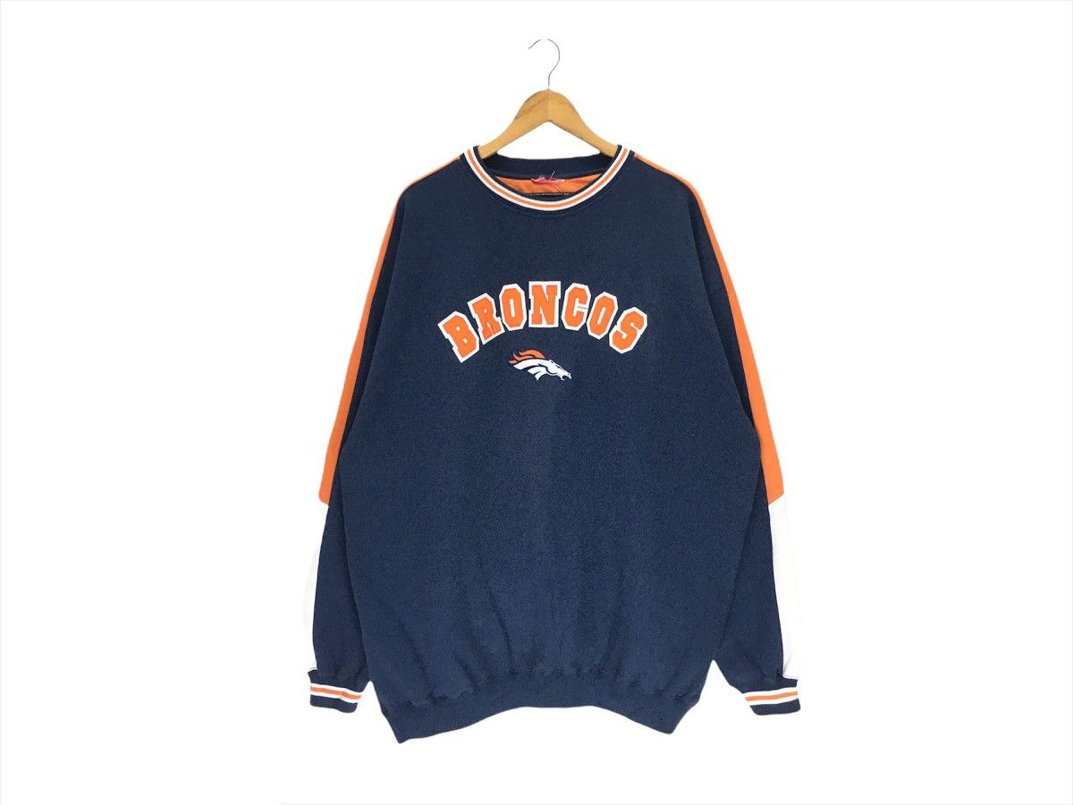 NFL × Vintage Vintage Denver Broncos NFL Football Team Sweatshirt Size US L / EU 52-54 / 3 - 1 Thumbnail
