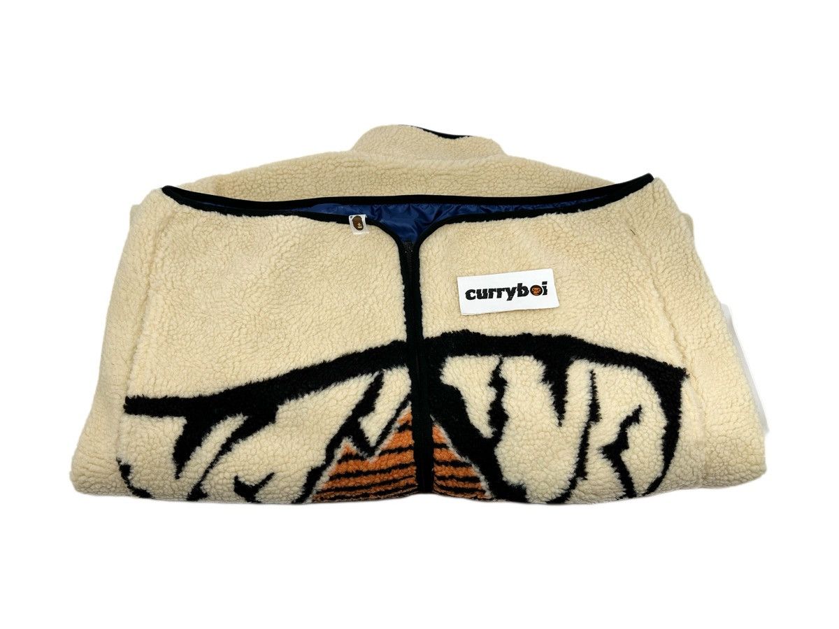 Bape BAPE Bape Mountain Relaxed Fit Boa Jacket Beige Size US XXL / EU 58 / 5 - 7 Thumbnail