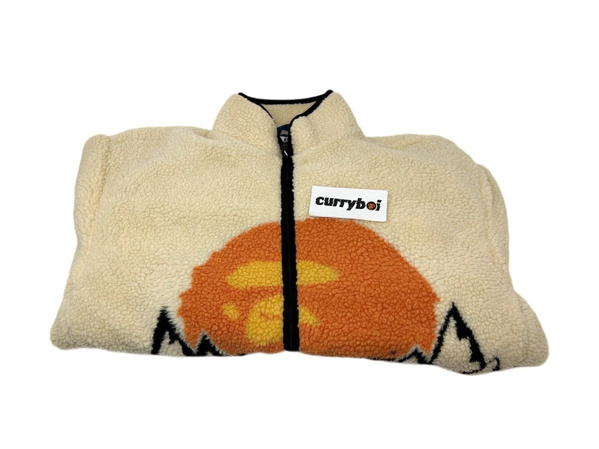 Bape BAPE Bape Mountain Relaxed Fit Boa Jacket Beige Size US XXL / EU 58 / 5 - 6 Thumbnail