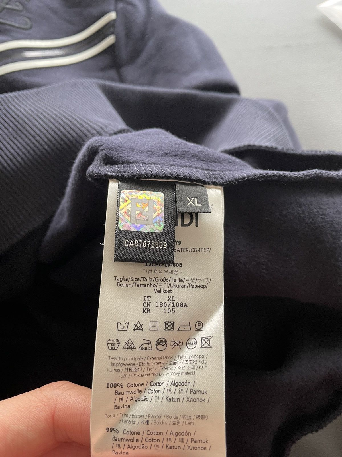 Fendi Rare Brand New Super Runway Limited Edition FF Logo Hoodie Size US L / EU 52-54 / 3 - 8 Thumbnail