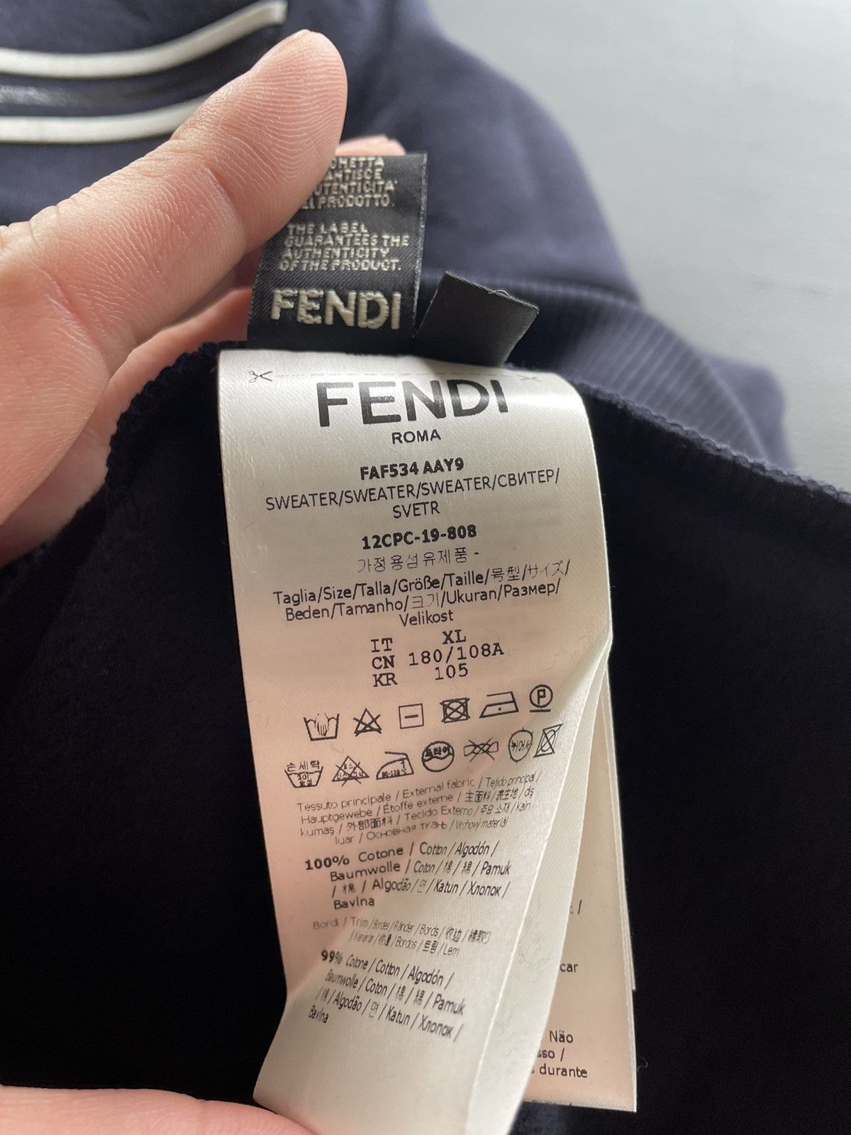 Fendi Rare Brand New Super Runway Limited Edition FF Logo Hoodie Size US L / EU 52-54 / 3 - 9 Thumbnail