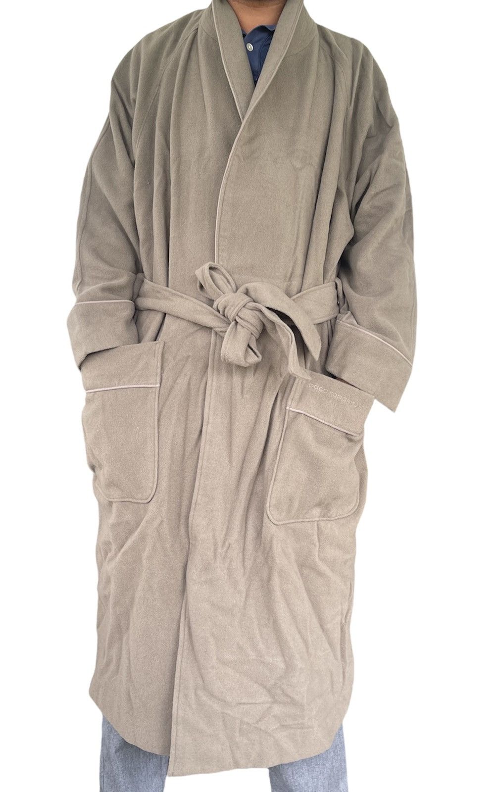 Paco Rabanne PACO RABBANE BROWN SIZE M TRANCE COAT WOOL Size ONE SIZE - 5 Thumbnail